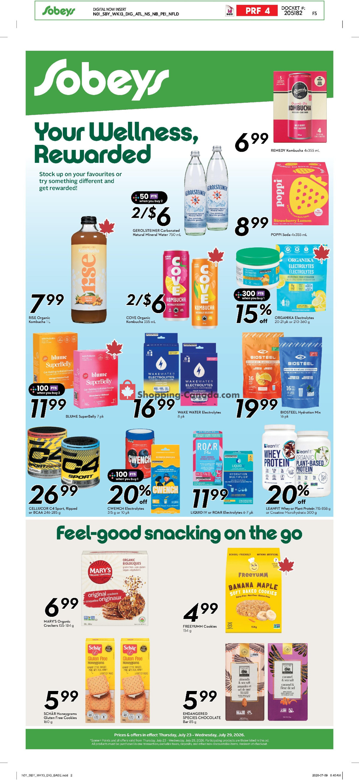 Sobeys flyer from Thursday July 23, 2026 to Wednesday July 29, 2026 - page 16