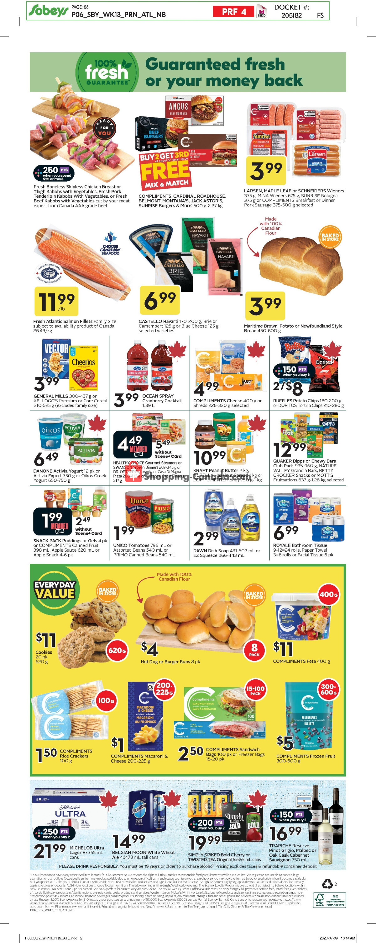 Sobeys flyer from Thursday July 23, 2026 to Wednesday July 29, 2026 - page 2