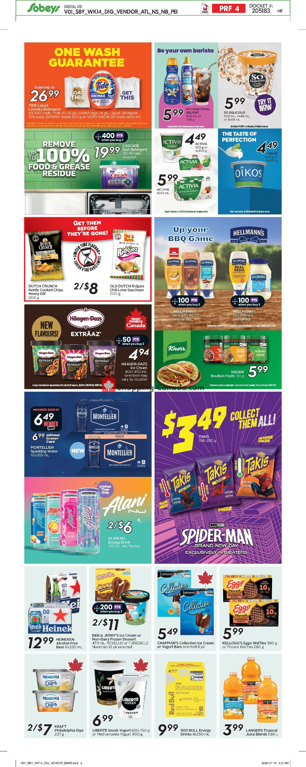Sobeys flyer from Thursday July 30, 2026 to Wednesday August 5, 2026 - page 20