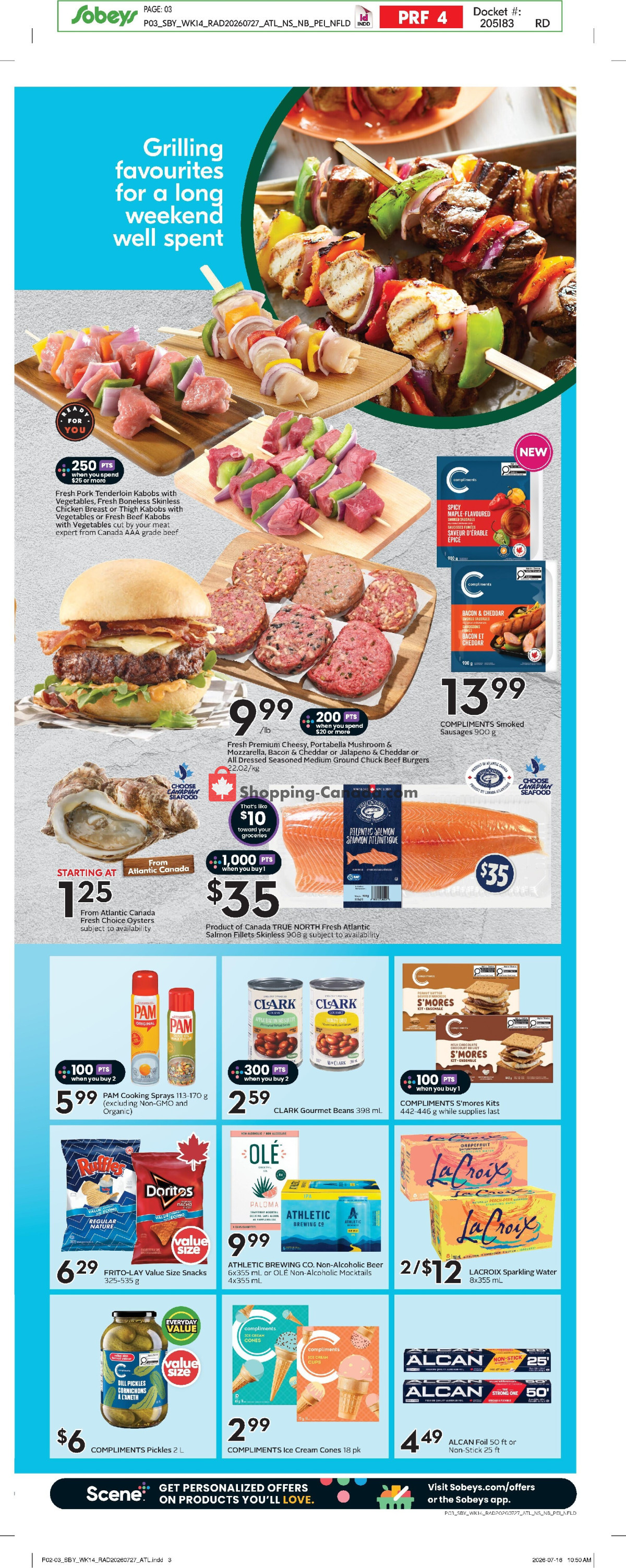 Sobeys flyer from Thursday July 30, 2026 to Wednesday August 5, 2026 - page 4