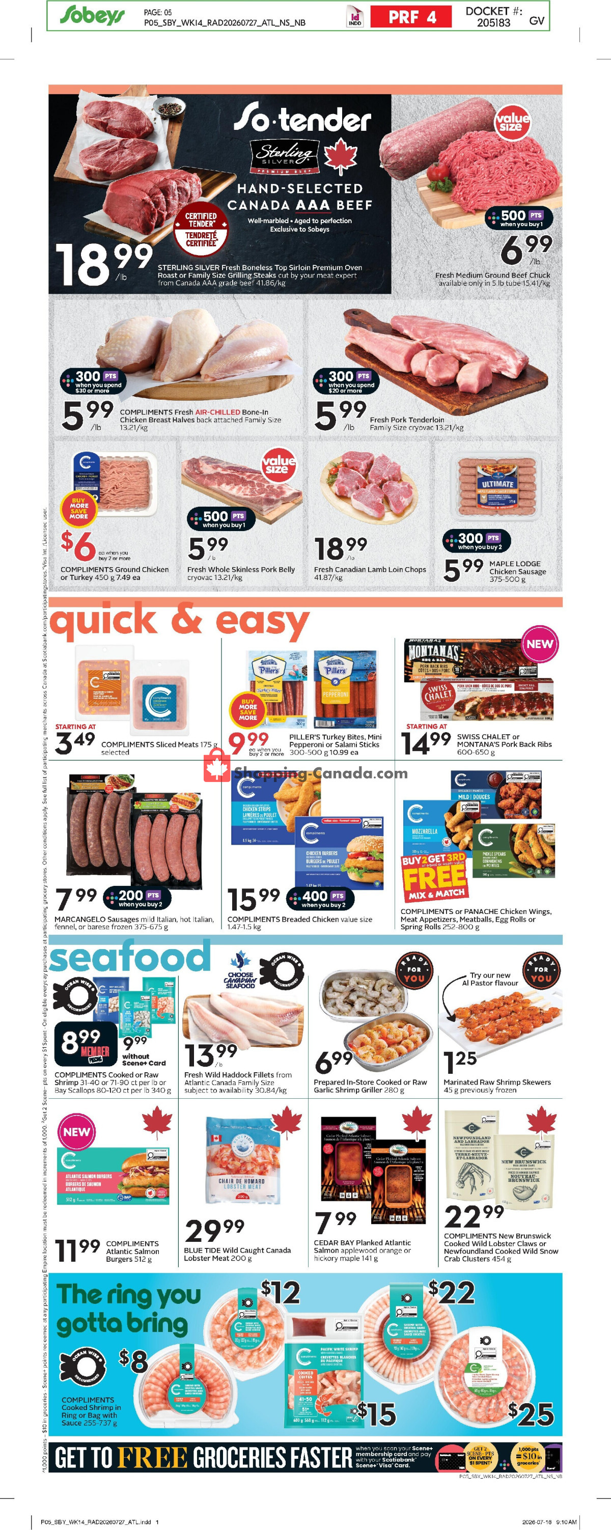 Sobeys flyer from Thursday July 30, 2026 to Wednesday August 5, 2026 - page 6