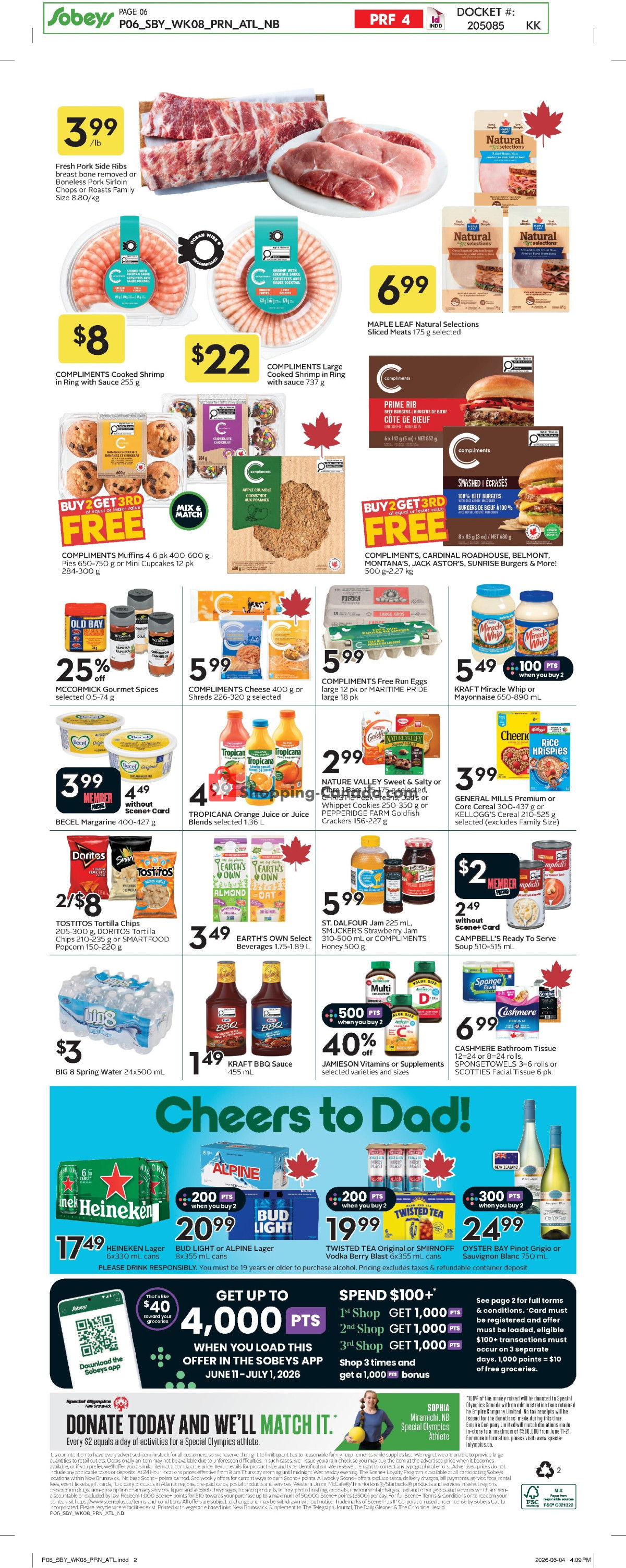 Sobeys flyer from Thursday June 18, 2026 to Wednesday June 24, 2026 - page 2