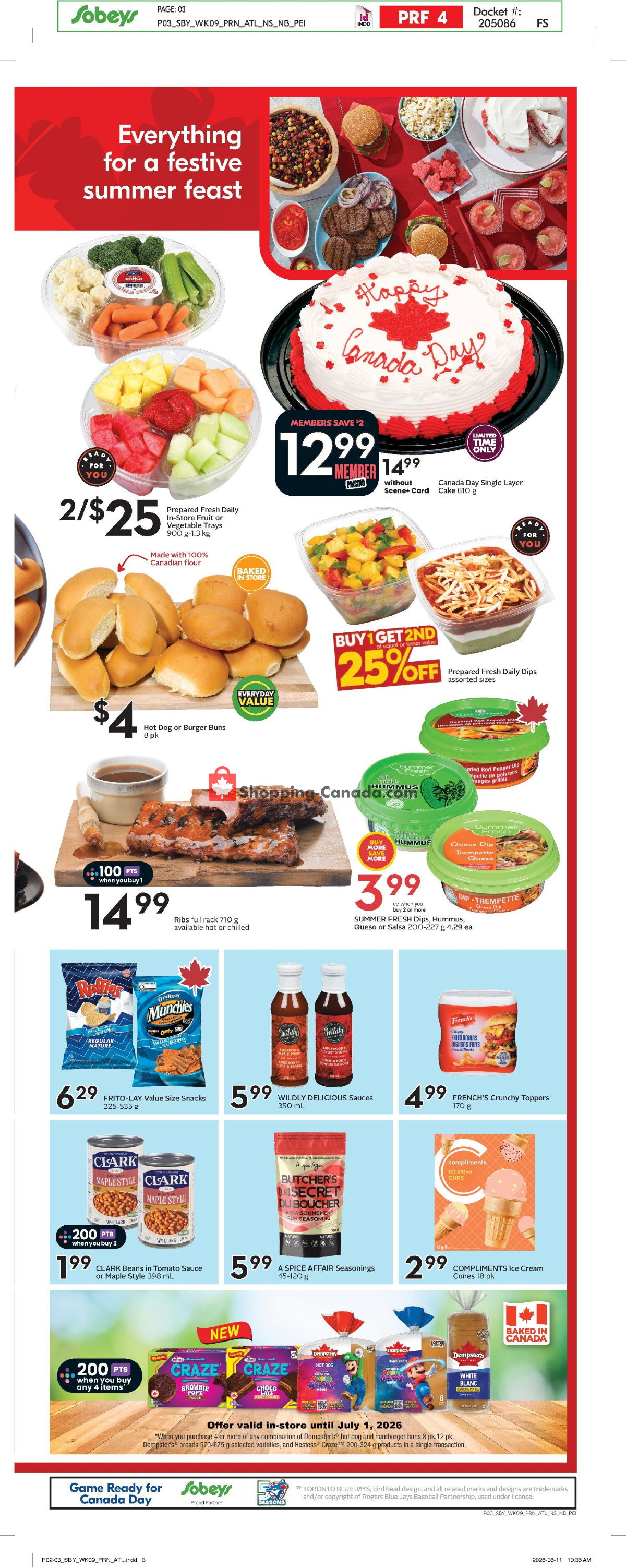 Sobeys flyer from Thursday June 25, 2026 to Wednesday July 1, 2026 - page 6