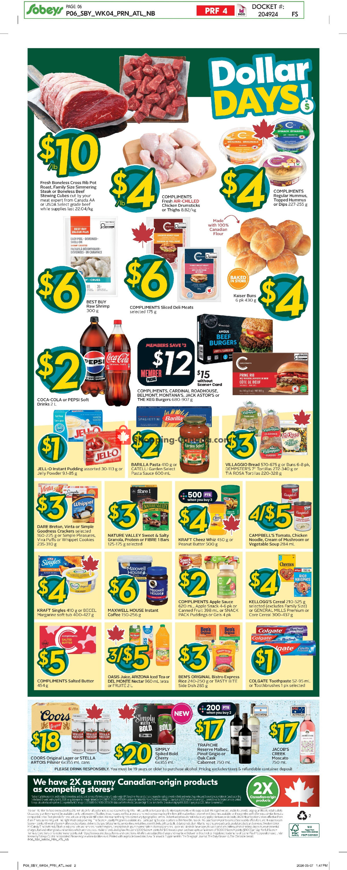 Sobeys flyer from Thursday May 21, 2026 to Wednesday May 27, 2026 - page 4