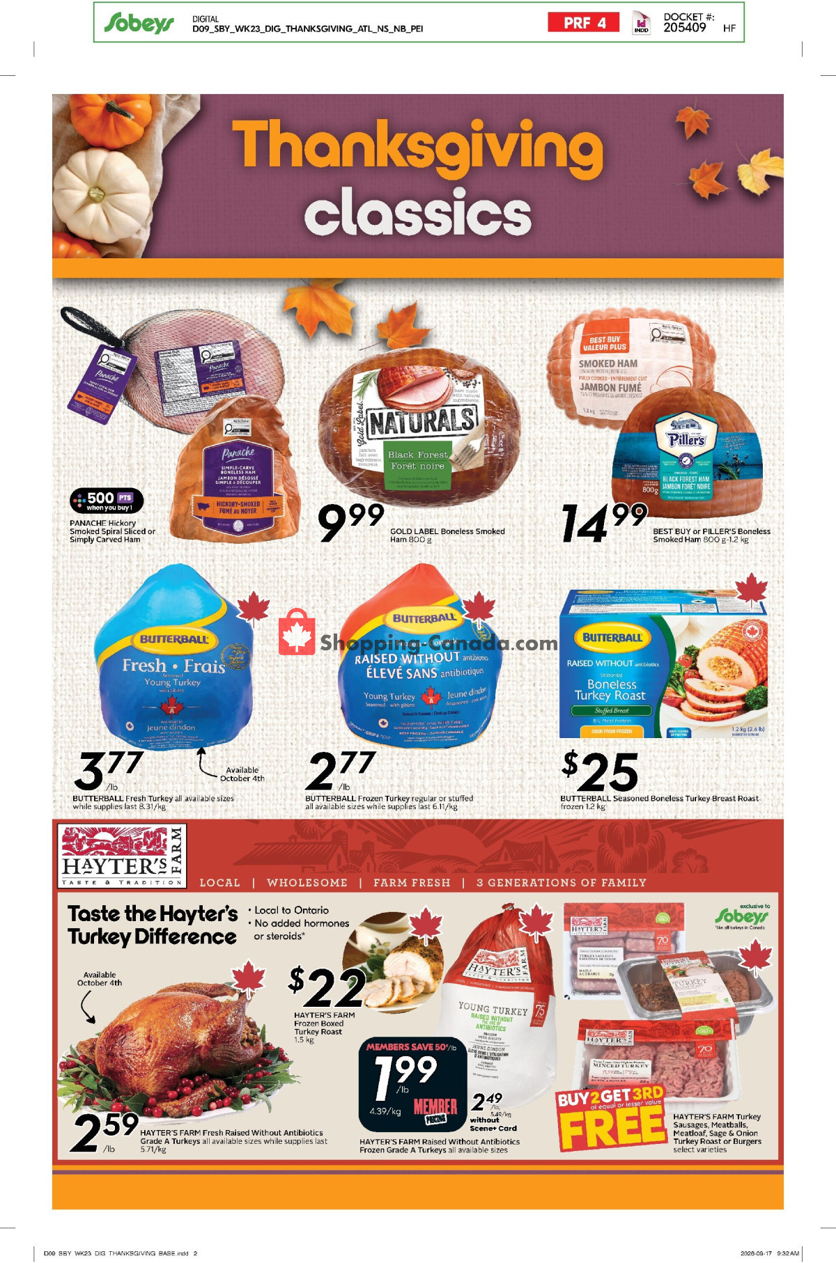 Sobeys flyer from Thursday October 1, 2026 to Wednesday October 7, 2026 - page 22
