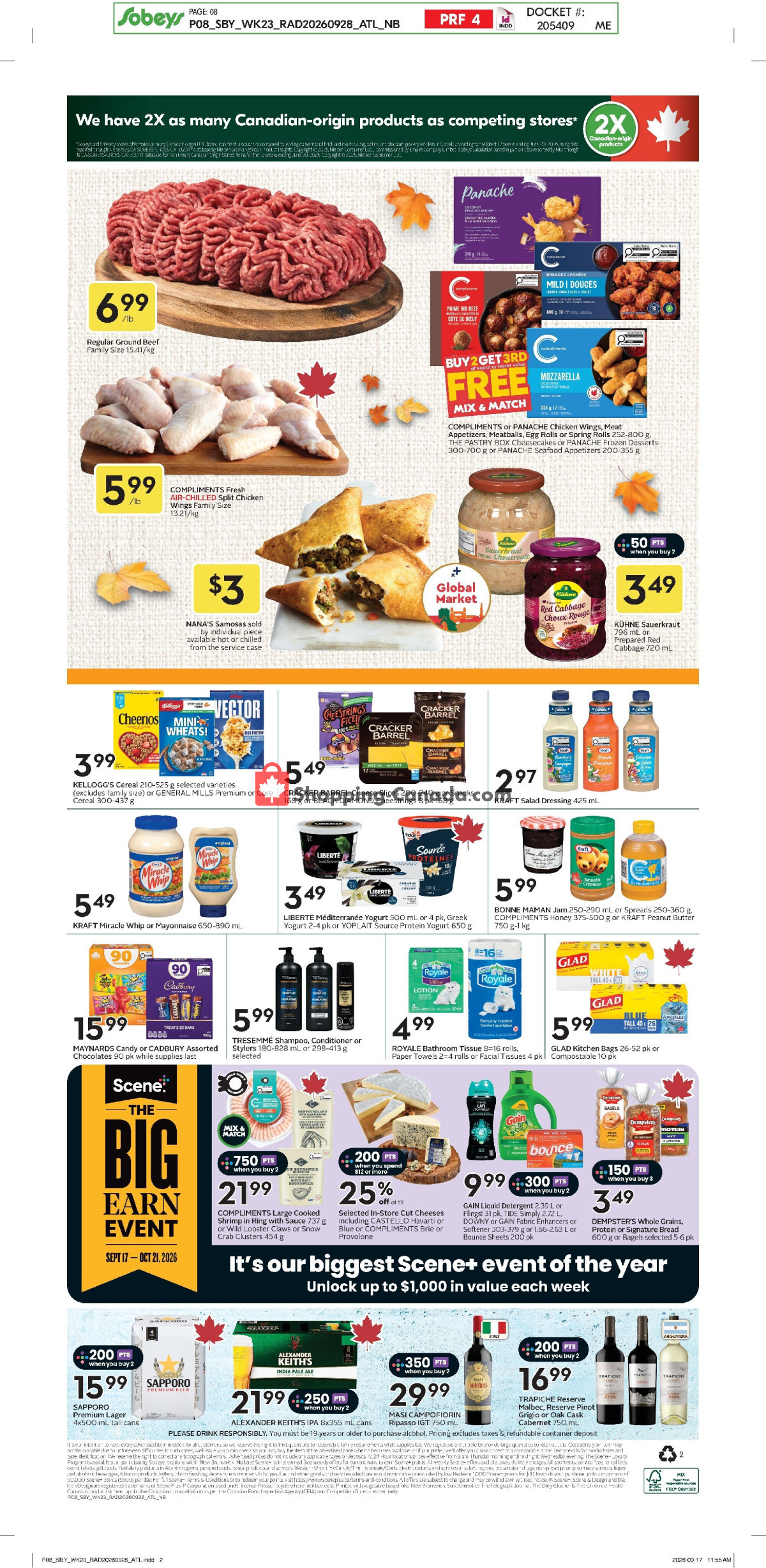 Sobeys flyer from Thursday October 1, 2026 to Wednesday October 7, 2026 - page 3