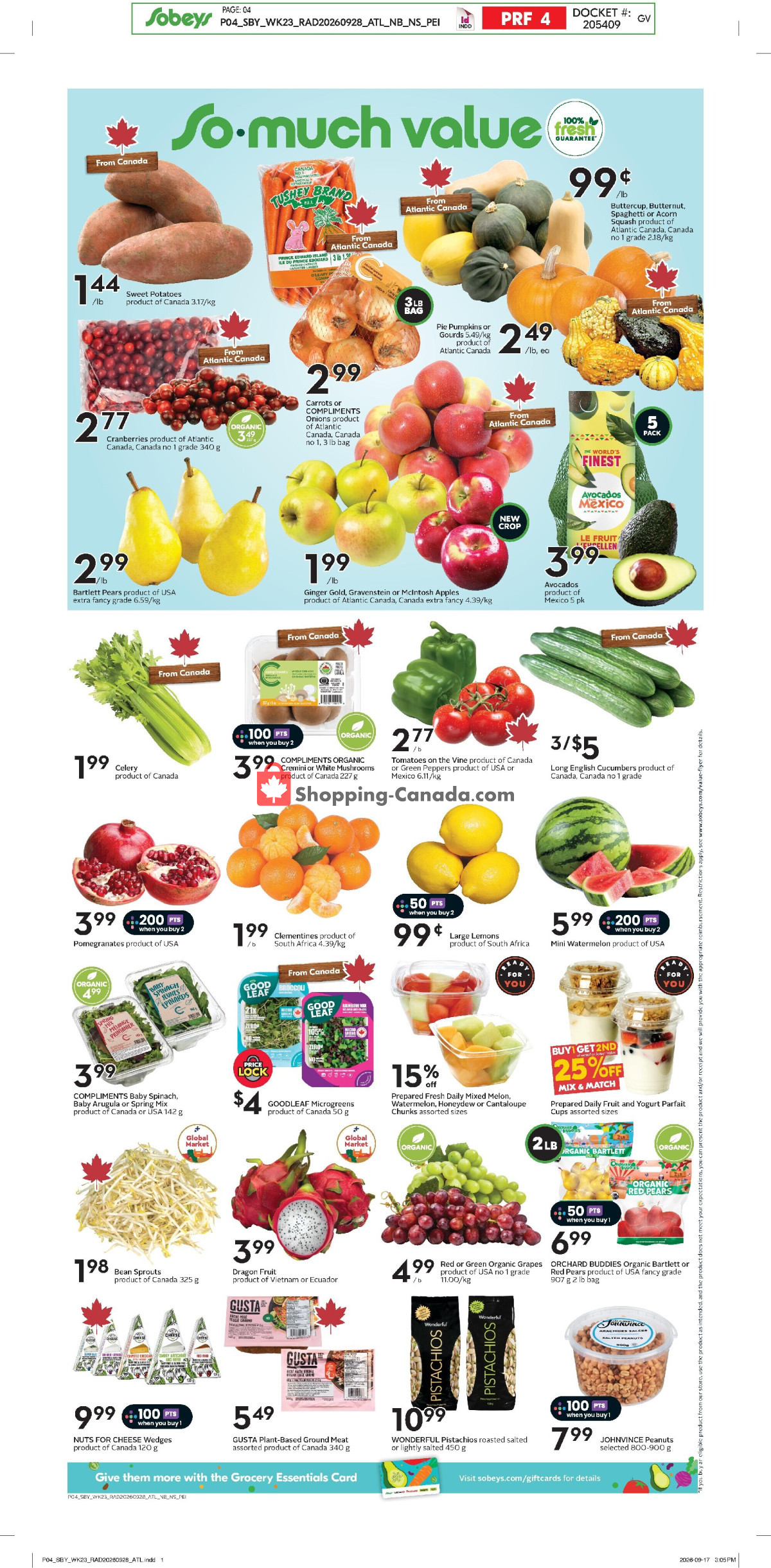 Sobeys flyer from Thursday October 1, 2026 to Wednesday October 7, 2026 - page 6