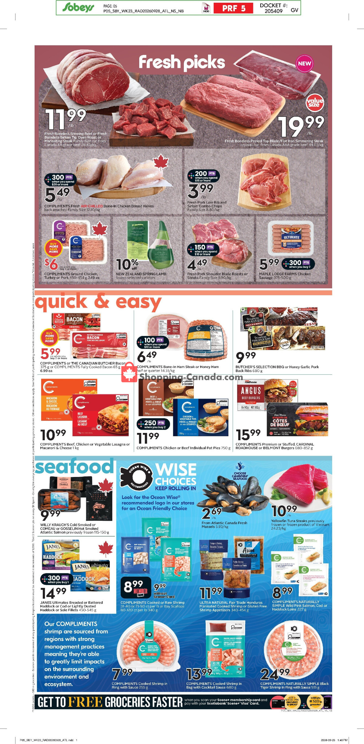 Sobeys flyer from Thursday October 1, 2026 to Wednesday October 7, 2026 - page 7