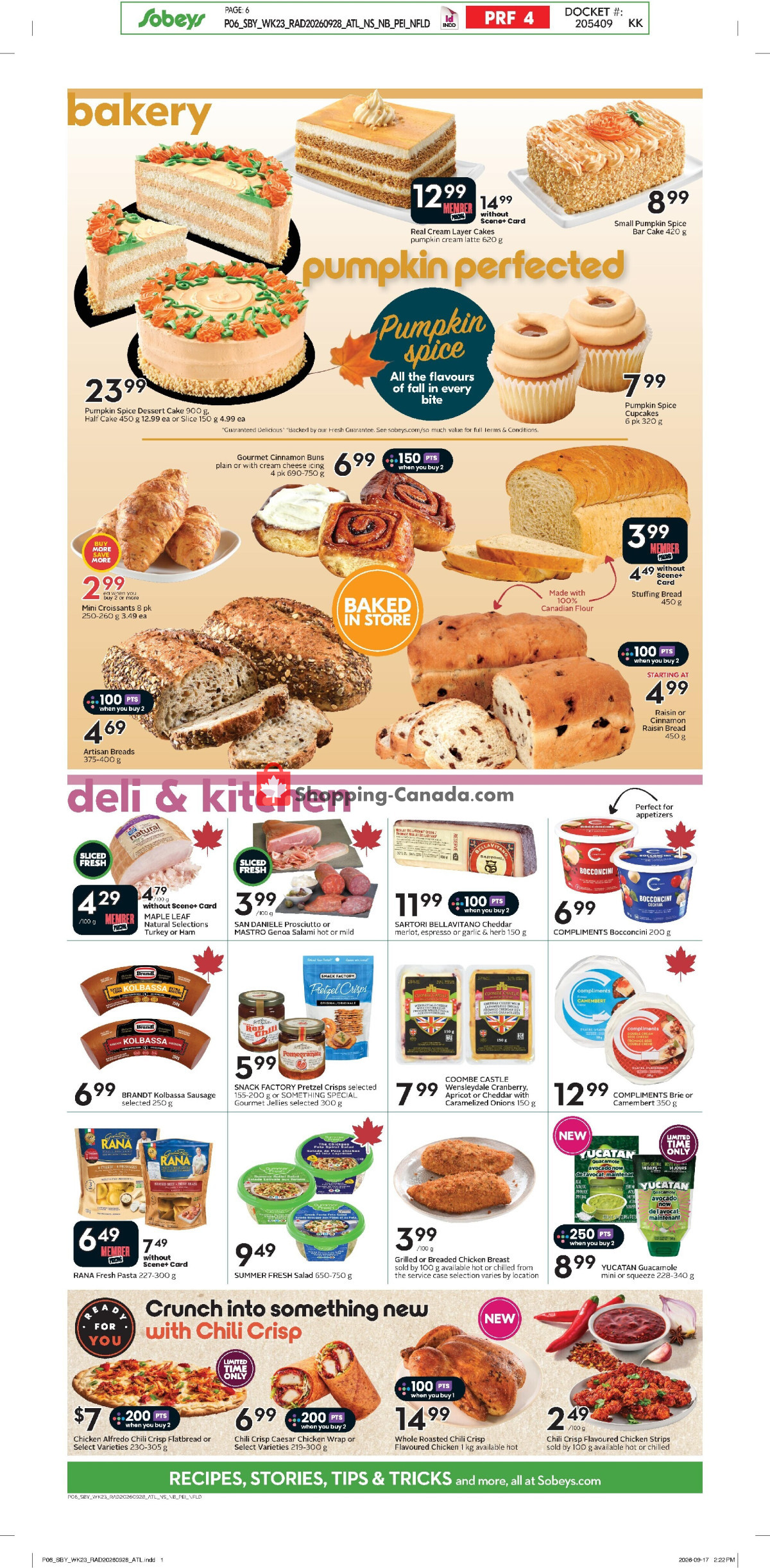 Sobeys flyer from Thursday October 1, 2026 to Wednesday October 7, 2026 - page 8