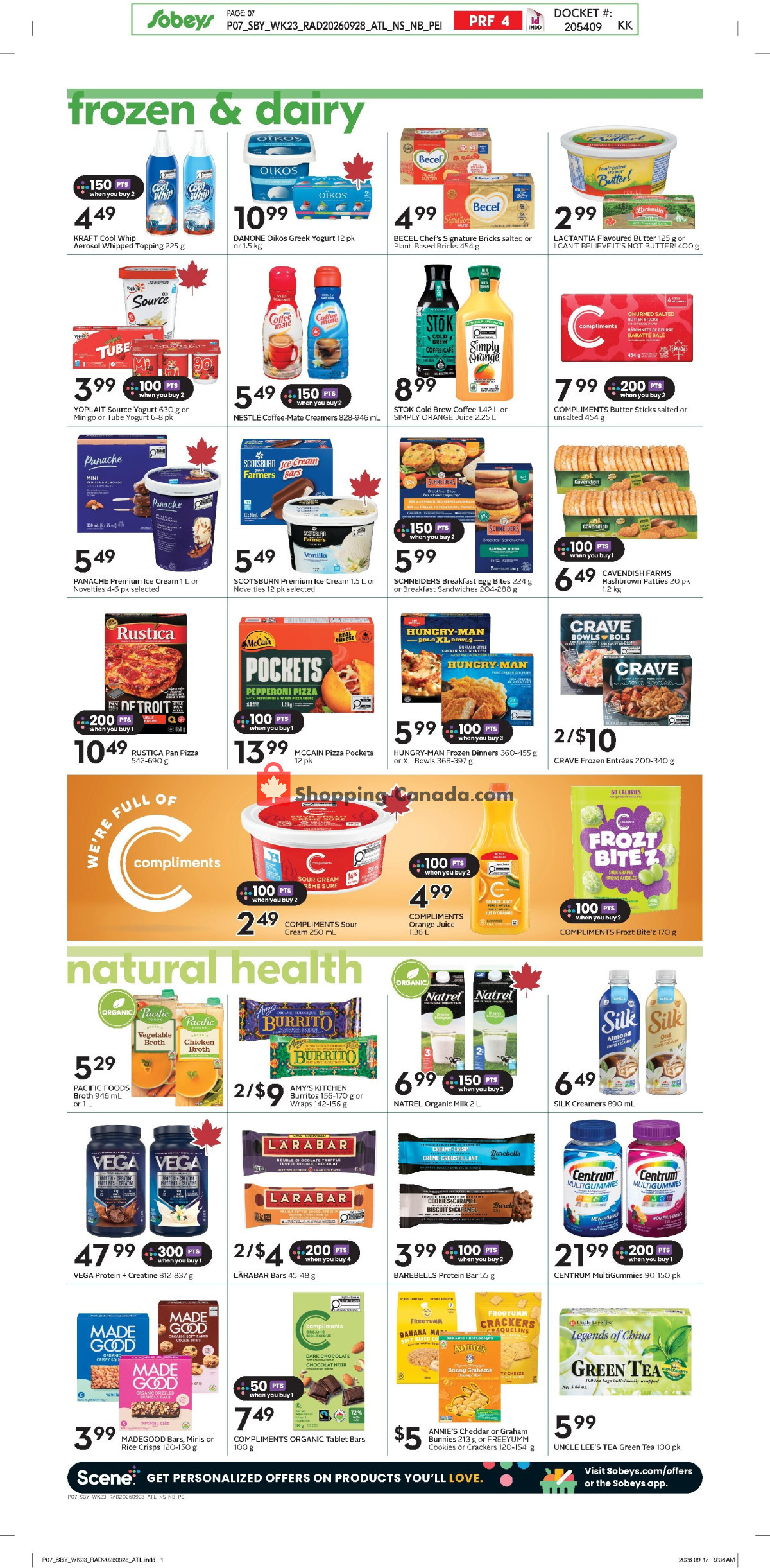 Sobeys flyer from Thursday October 1, 2026 to Wednesday October 7, 2026 - page 9