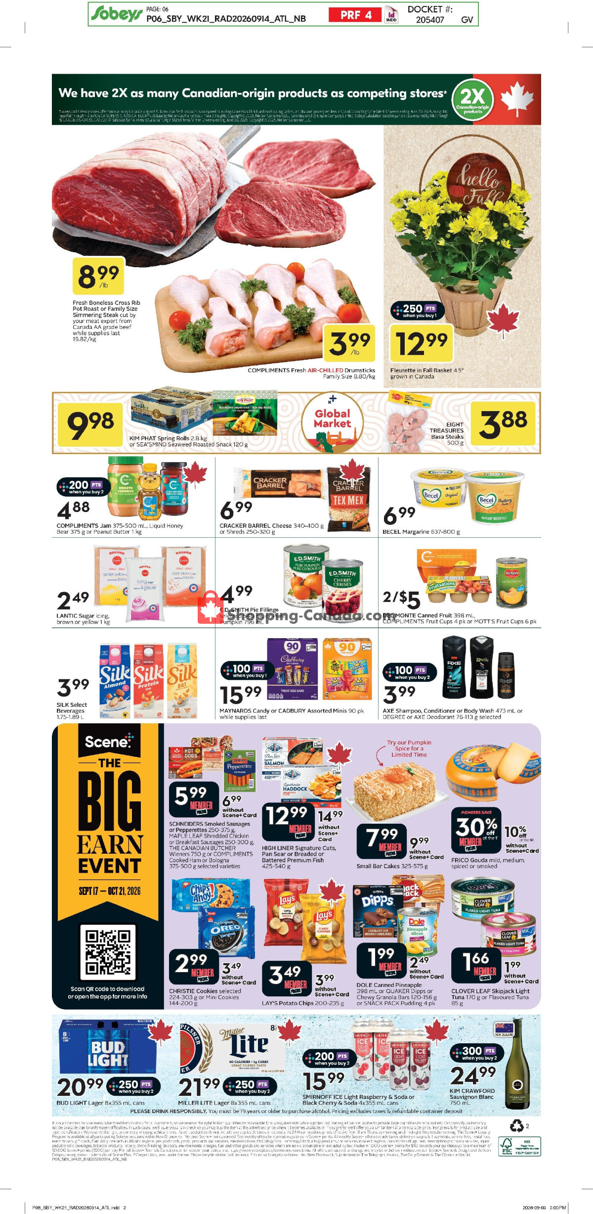 Sobeys flyer from Thursday September 17, 2026 to Wednesday September 23, 2026 - page 3