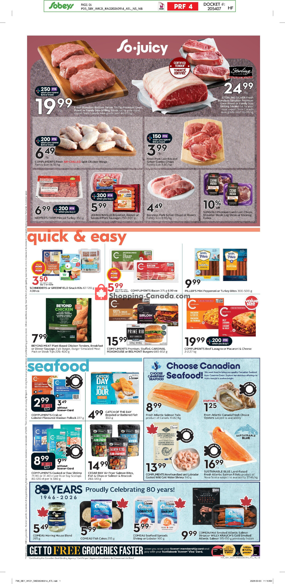 Sobeys flyer from Thursday September 17, 2026 to Wednesday September 23, 2026 - page 7