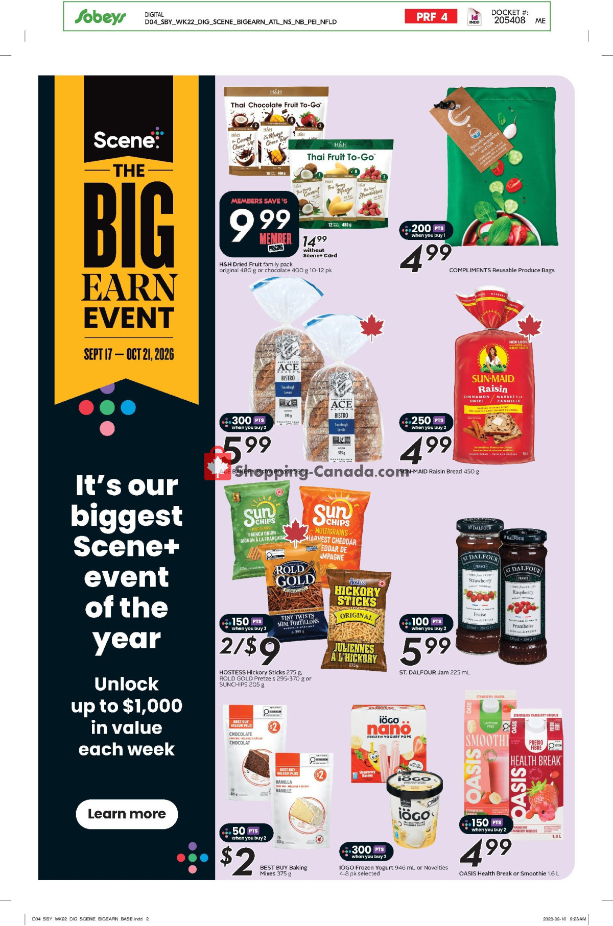 Sobeys flyer from Thursday September 24, 2026 to Wednesday September 30, 2026 - page 16