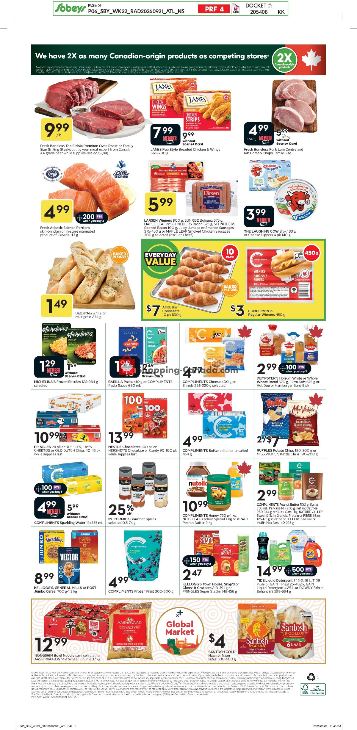 Sobeys flyer from Thursday September 24, 2026 to Wednesday September 30, 2026 - page 2