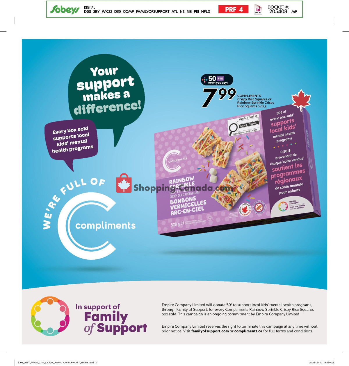 Sobeys flyer from Thursday September 24, 2026 to Wednesday September 30, 2026 - page 20