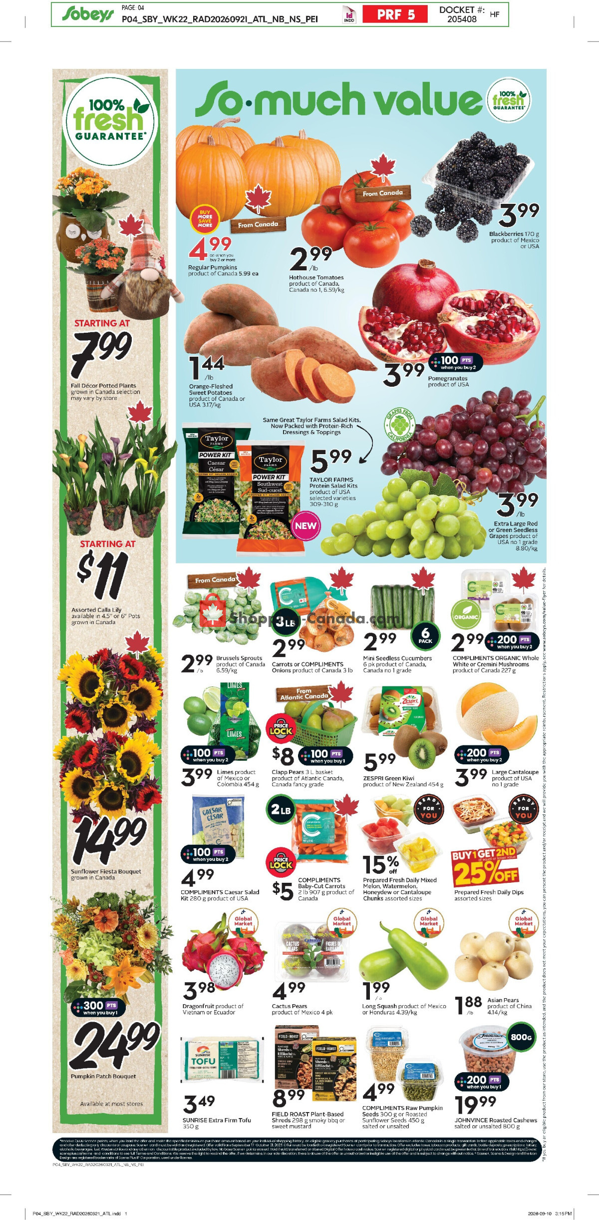 Sobeys flyer from Thursday September 24, 2026 to Wednesday September 30, 2026 - page 5