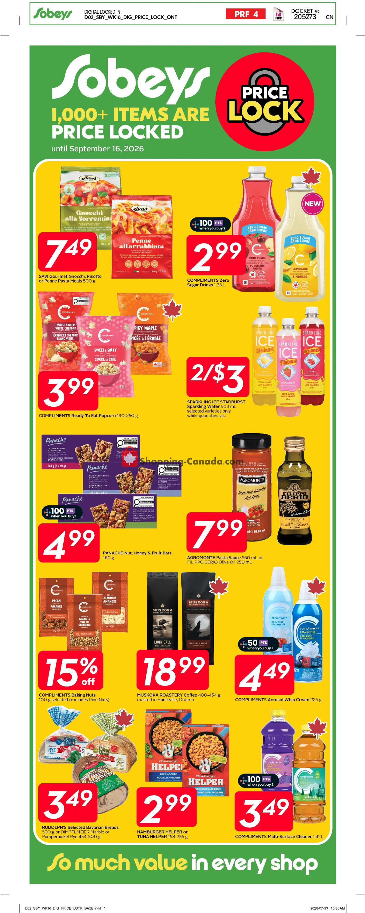 Sobeys flyer from Thursday August 13, 2026 to Wednesday August 19, 2026 - page 14