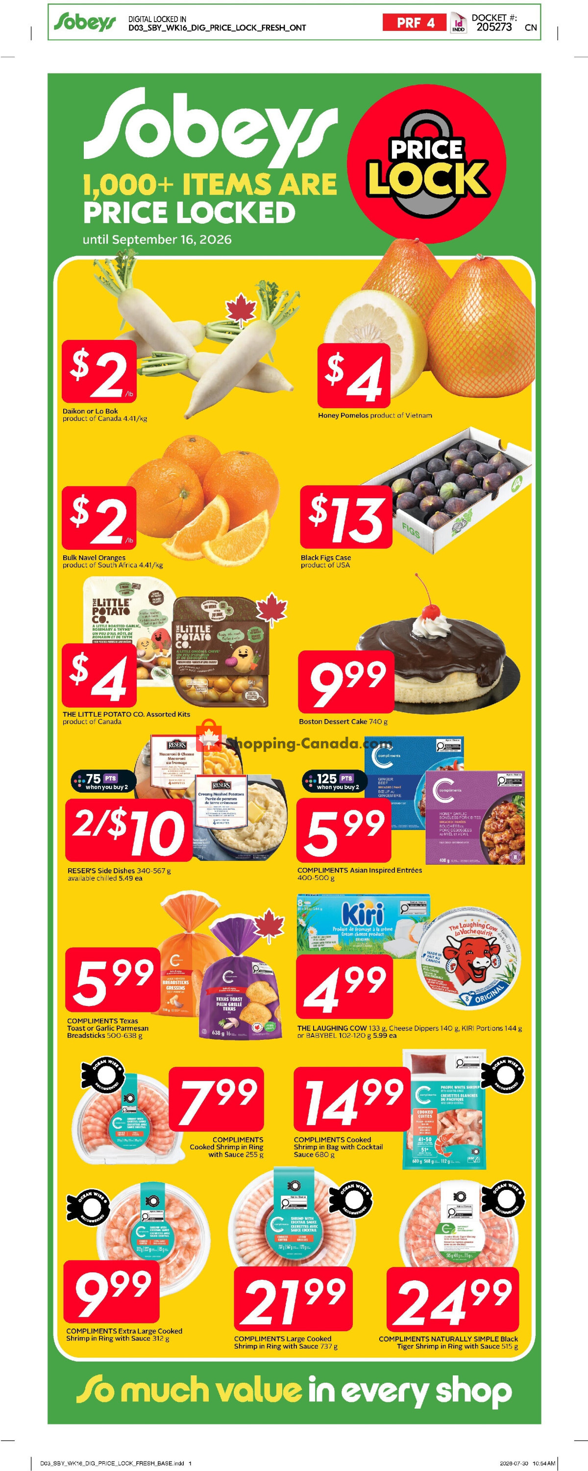 Sobeys flyer from Thursday August 13, 2026 to Wednesday August 19, 2026 - page 15