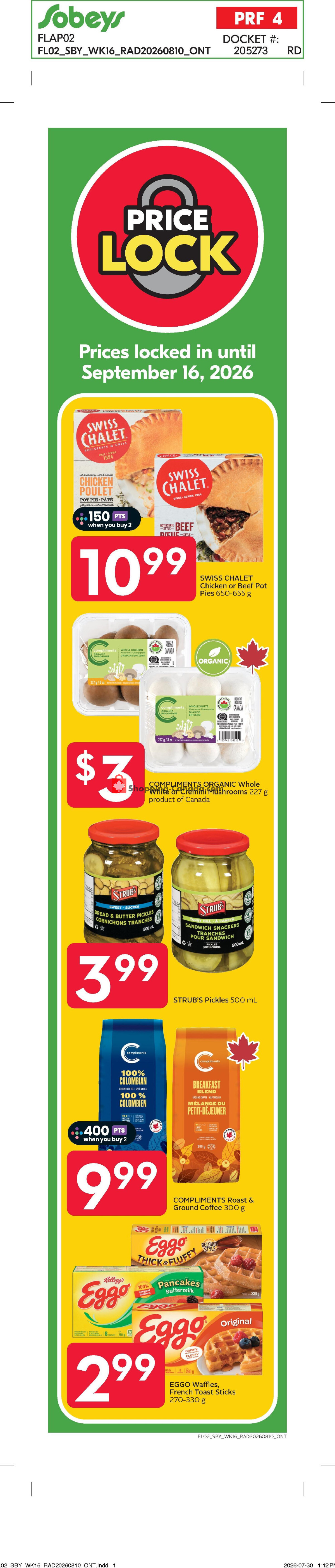 Sobeys flyer from Thursday August 13, 2026 to Wednesday August 19, 2026 - page 3