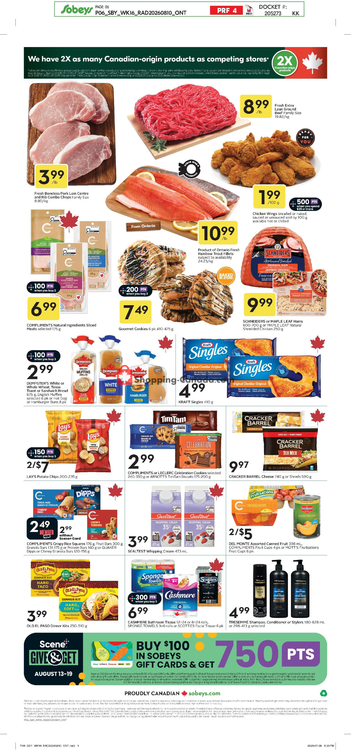 Sobeys flyer from Thursday August 13, 2026 to Wednesday August 19, 2026 - page 4