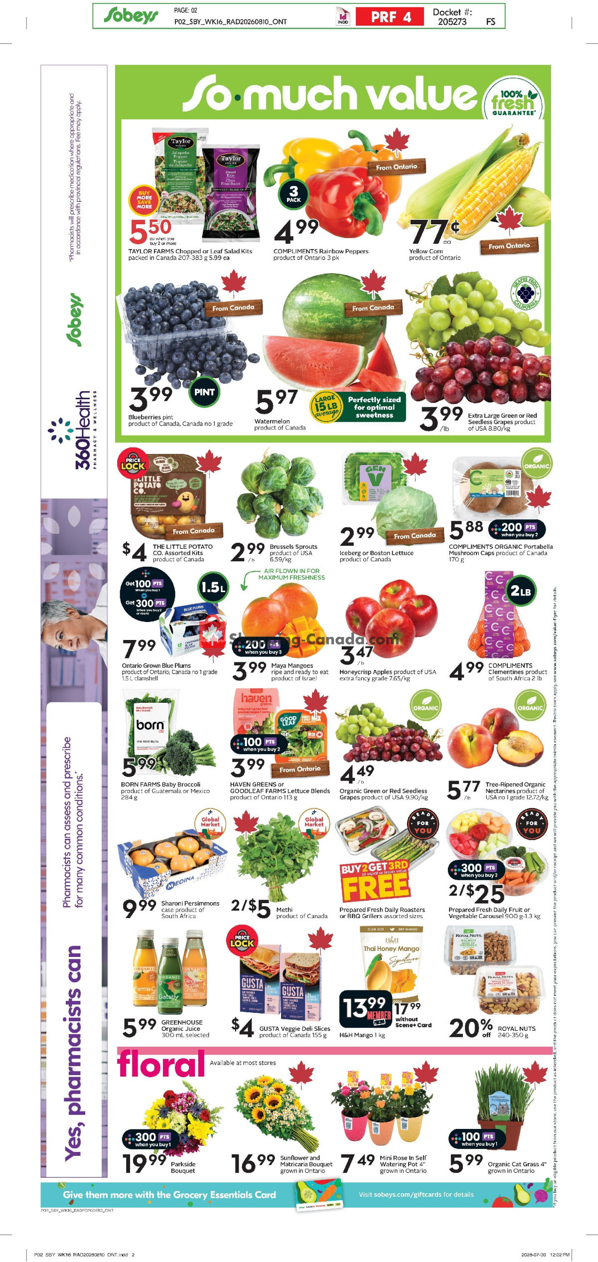 Sobeys flyer from Thursday August 13, 2026 to Wednesday August 19, 2026 - page 5