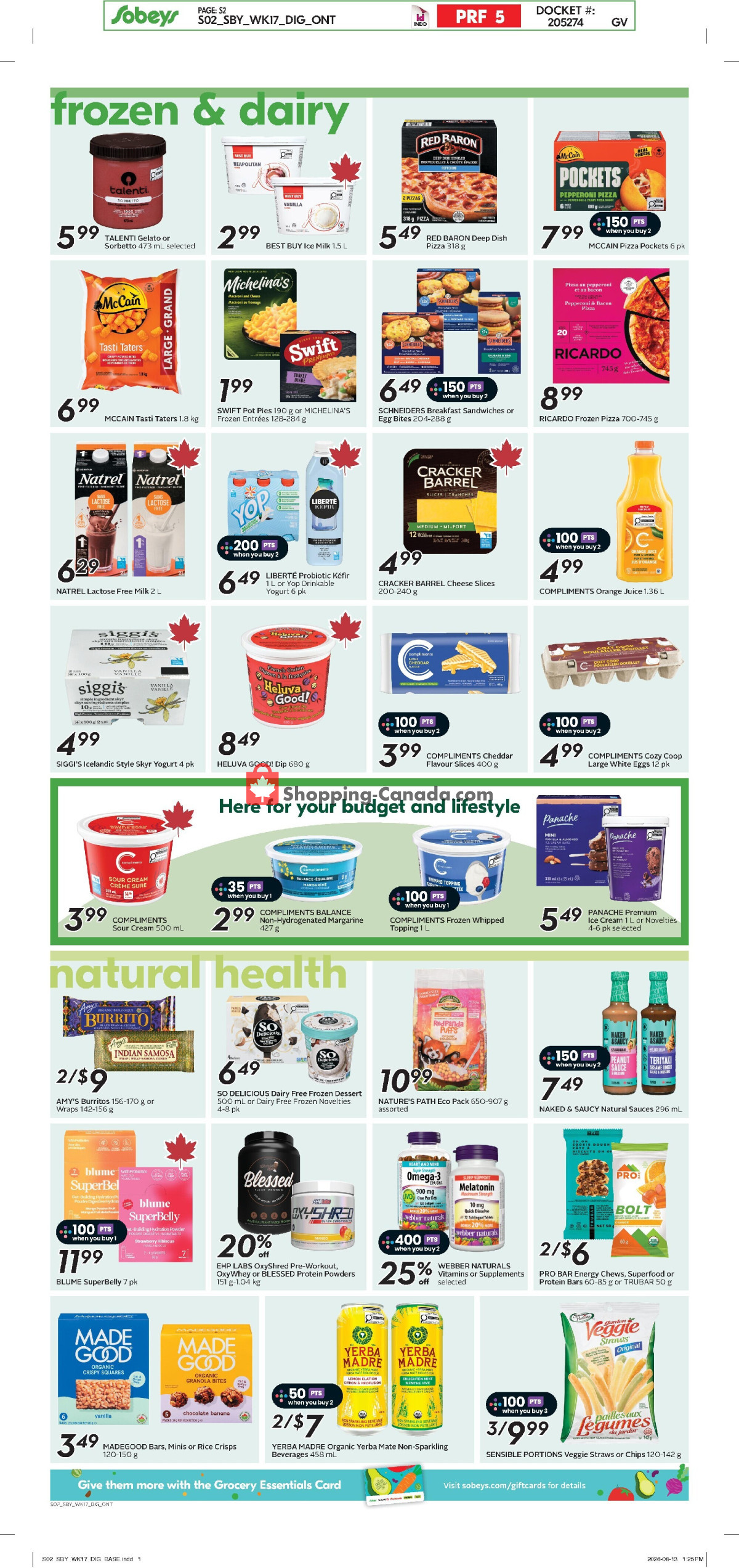 Sobeys flyer from Thursday August 20, 2026 to Wednesday August 26, 2026 - page 10