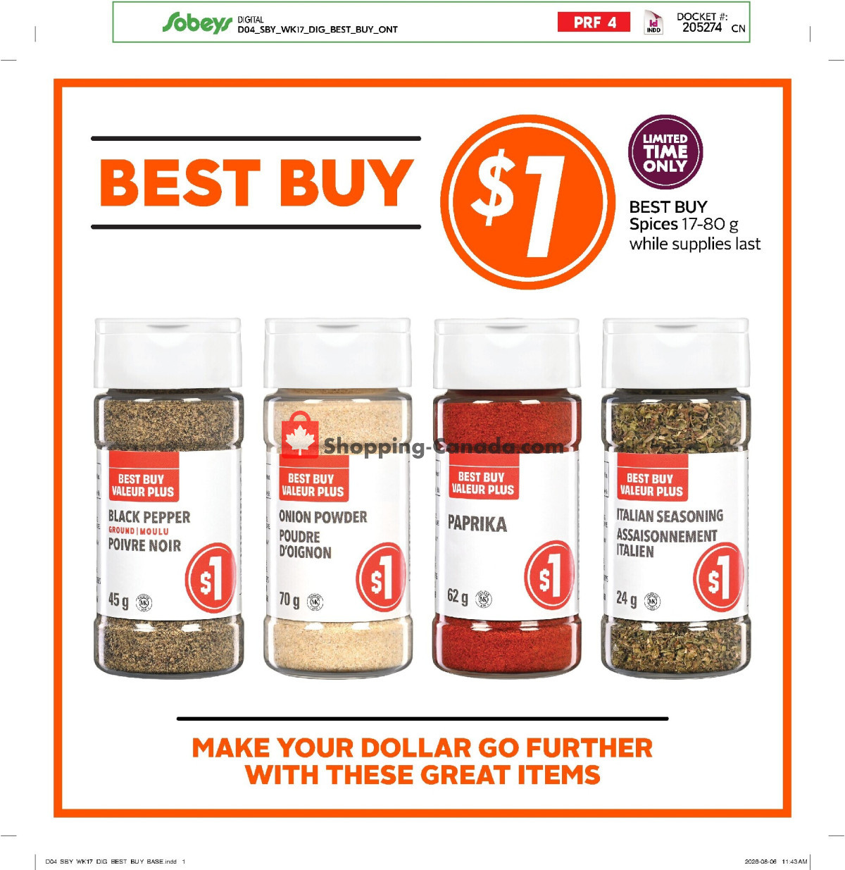 Sobeys flyer from Thursday August 20, 2026 to Wednesday August 26, 2026 - page 16
