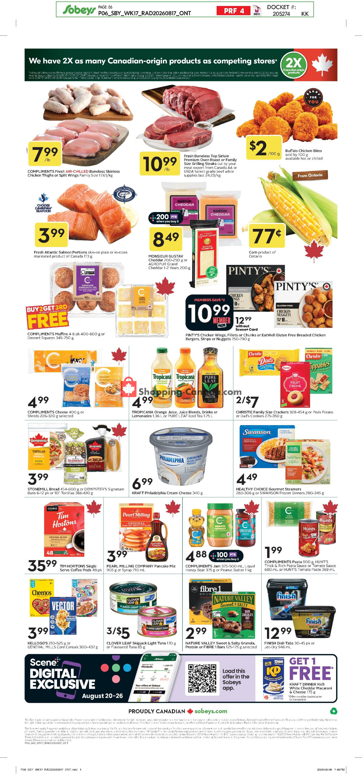 Sobeys flyer from Thursday August 20, 2026 to Wednesday August 26, 2026 - page 4