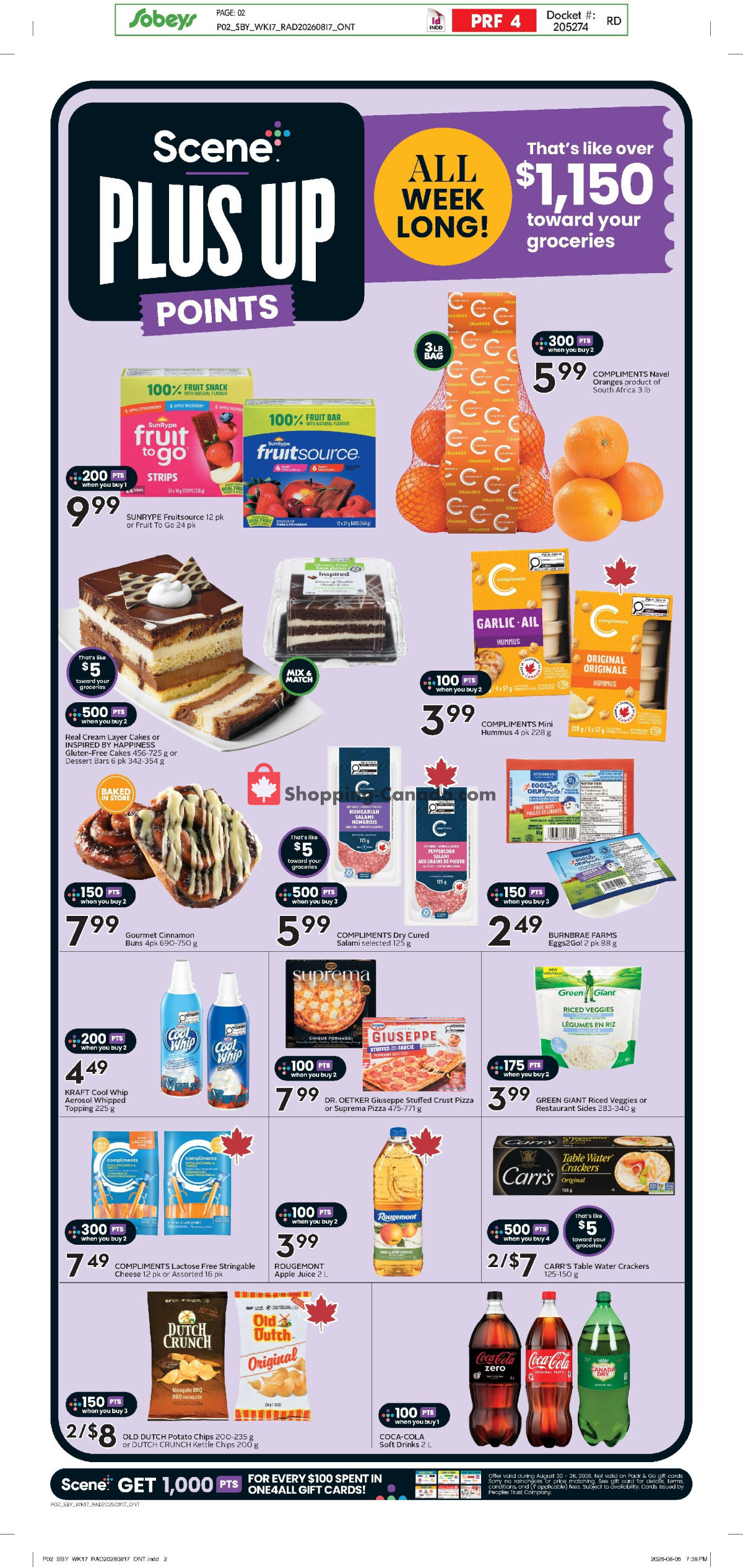 Sobeys flyer from Thursday August 20, 2026 to Wednesday August 26, 2026 - page 5