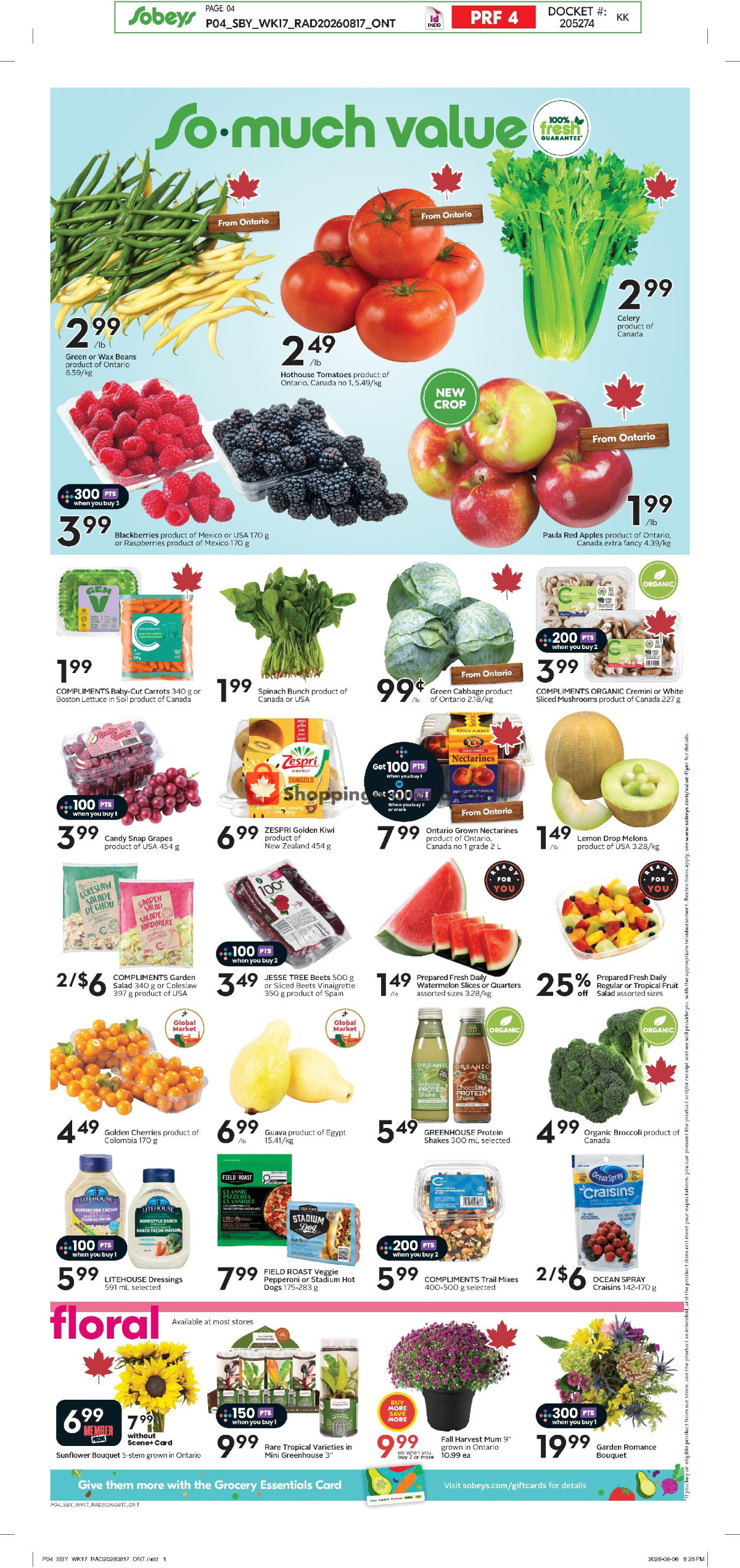 Sobeys flyer from Thursday August 20, 2026 to Wednesday August 26, 2026 - page 7