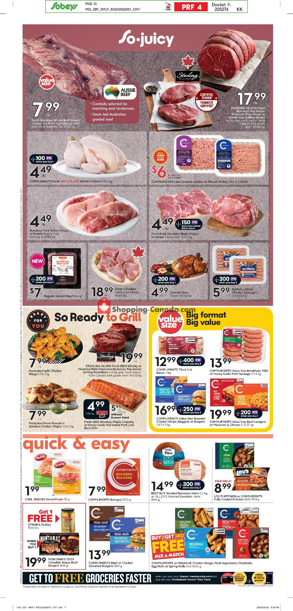Sobeys flyer from Thursday August 20, 2026 to Wednesday August 26, 2026 - page 8