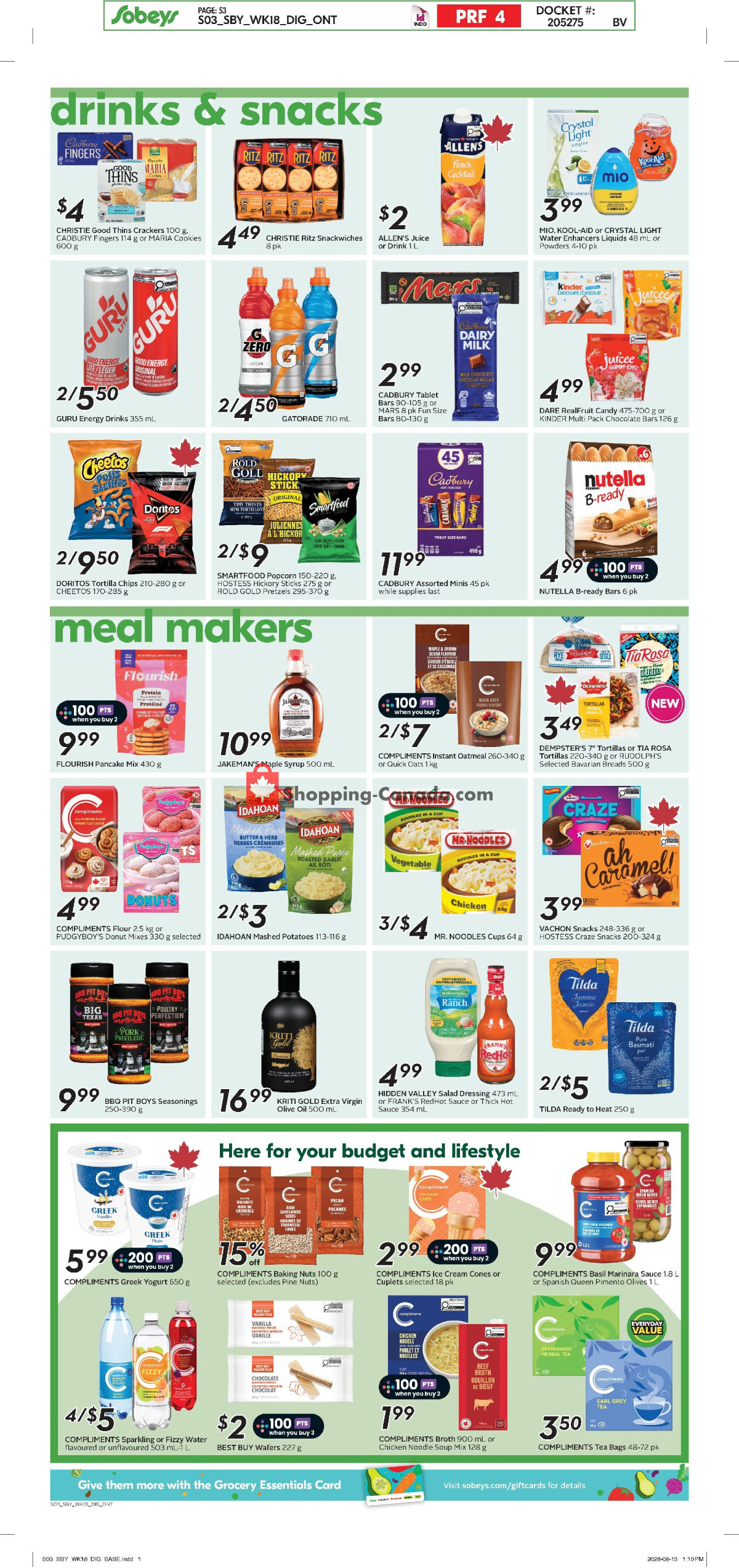 Sobeys flyer from Thursday August 27, 2026 to Wednesday September 2, 2026 - page 11