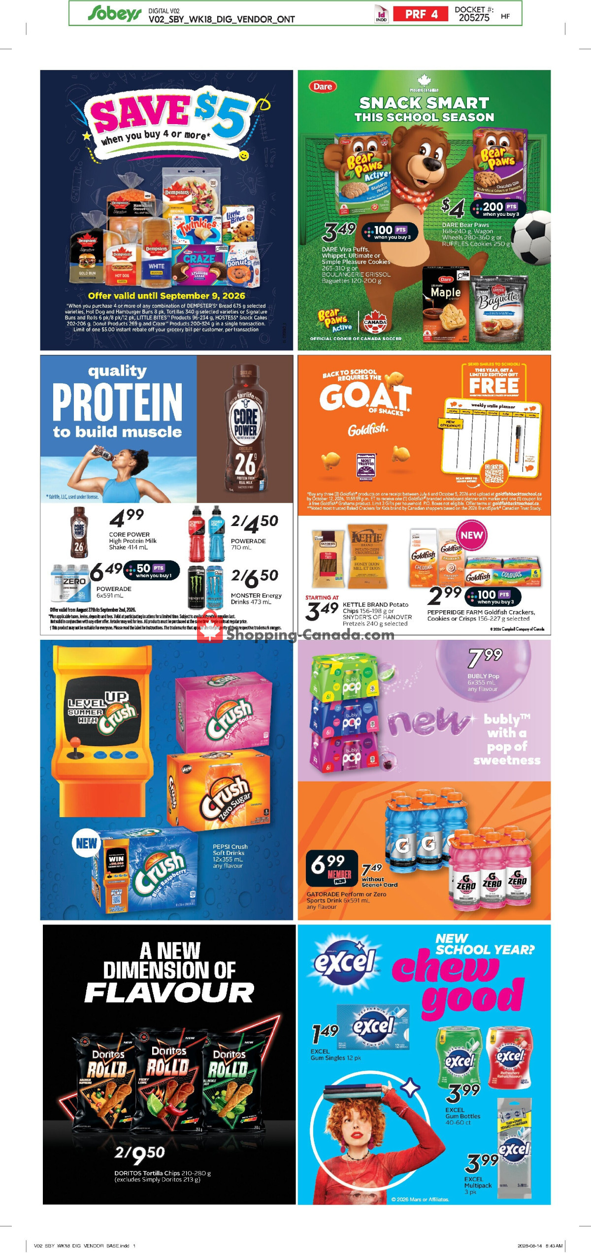 Sobeys flyer from Thursday August 27, 2026 to Wednesday September 2, 2026 - page 18