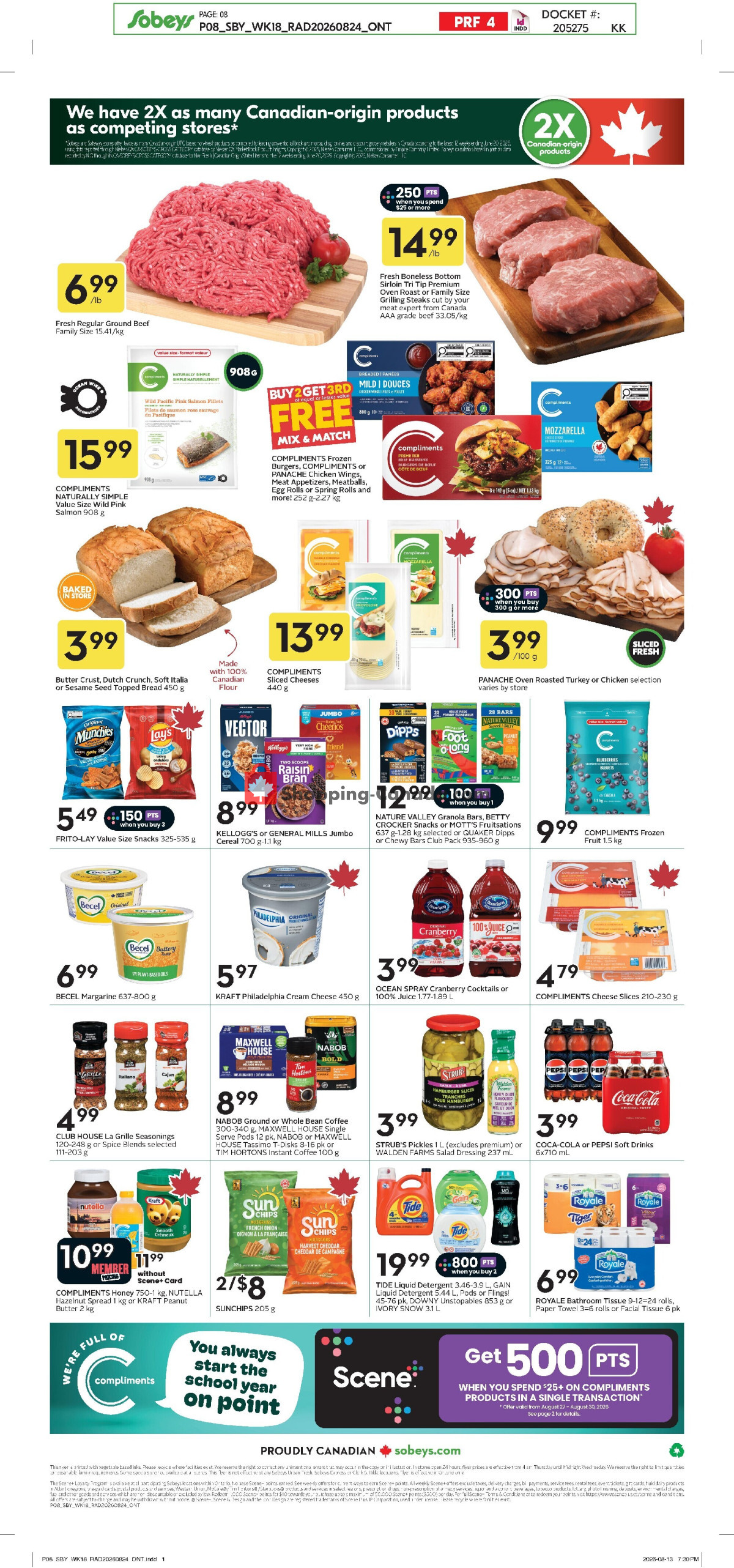 Sobeys flyer from Thursday August 27, 2026 to Wednesday September 2, 2026 - page 4