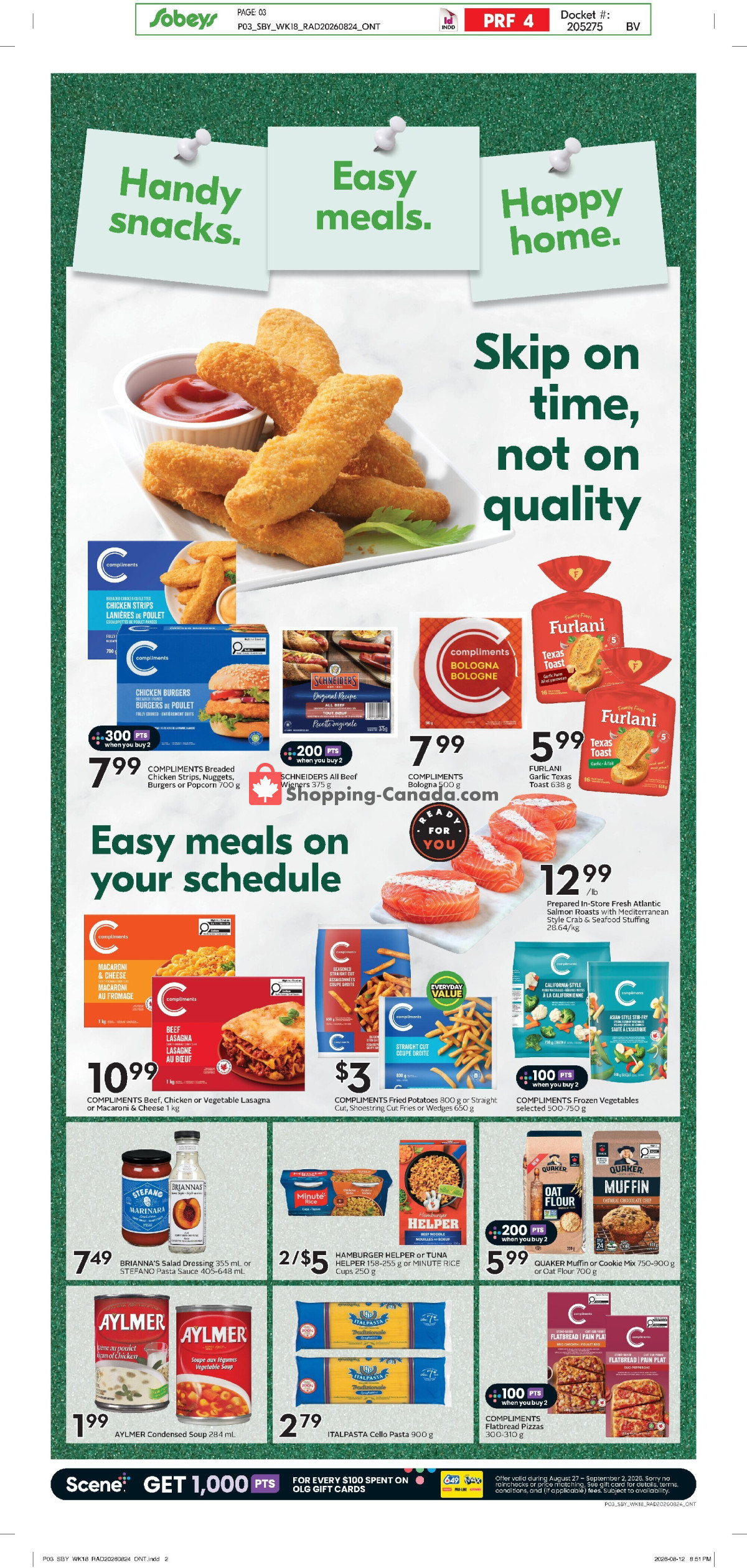 Sobeys flyer from Thursday August 27, 2026 to Wednesday September 2, 2026 - page 6