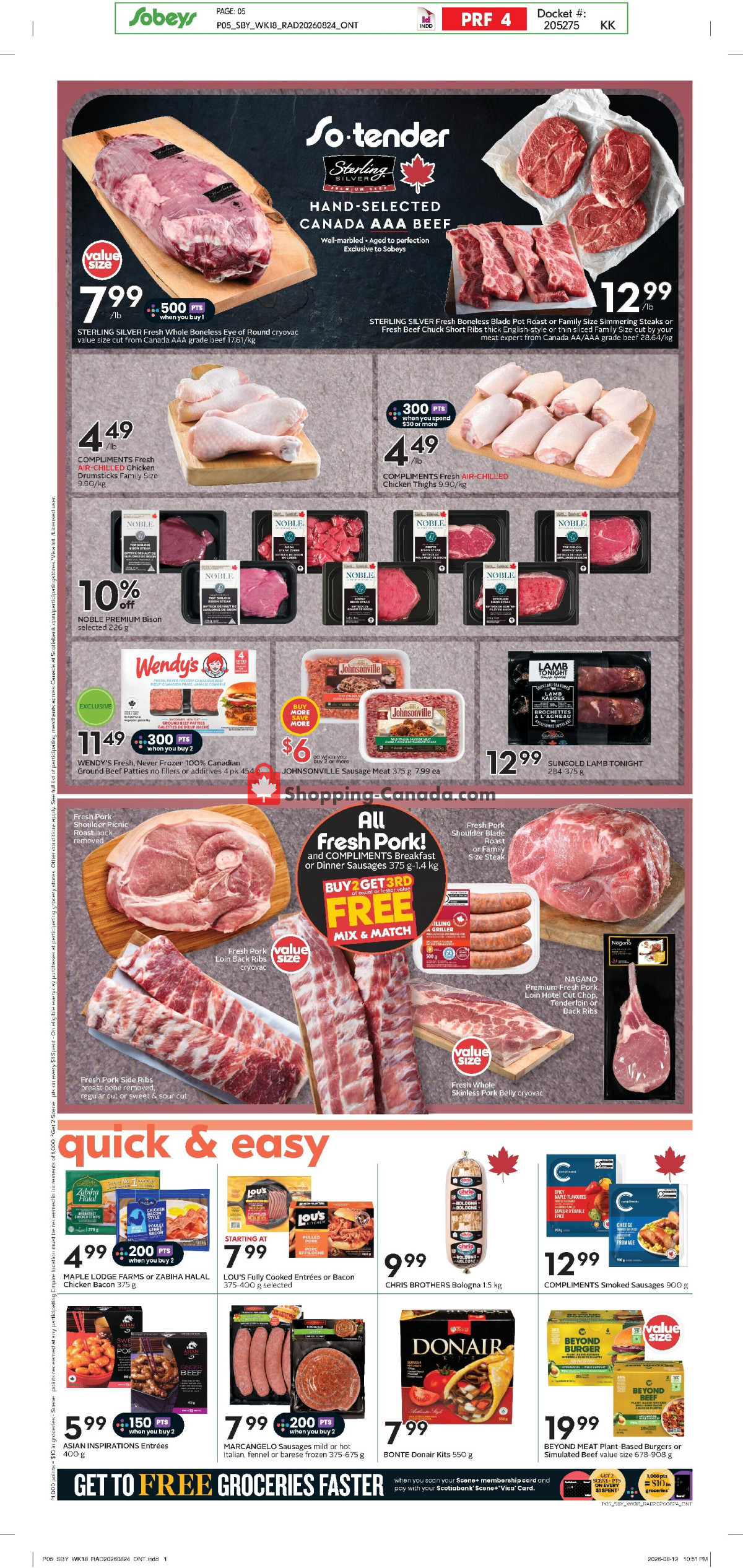 Sobeys flyer from Thursday August 27, 2026 to Wednesday September 2, 2026 - page 8