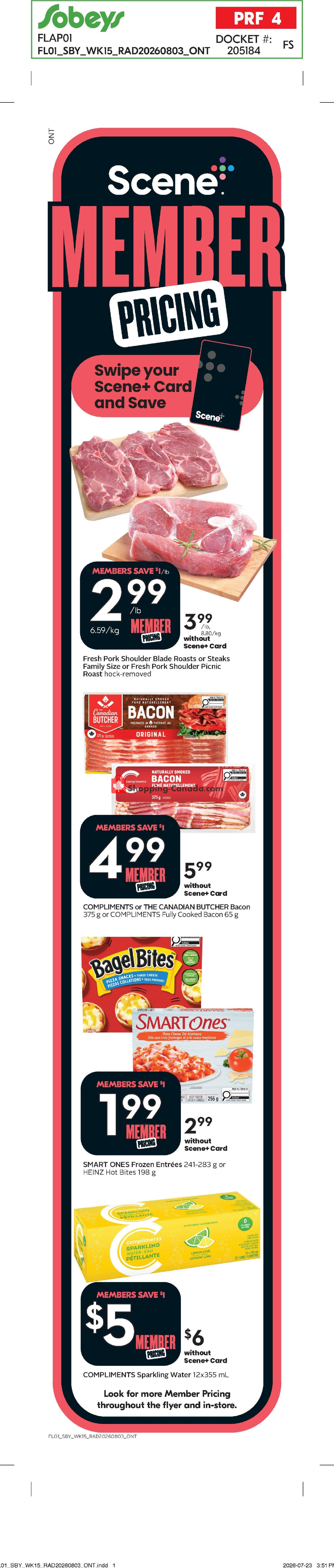 Sobeys flyer from Thursday August 6, 2026 to Wednesday August 12, 2026 - page 2