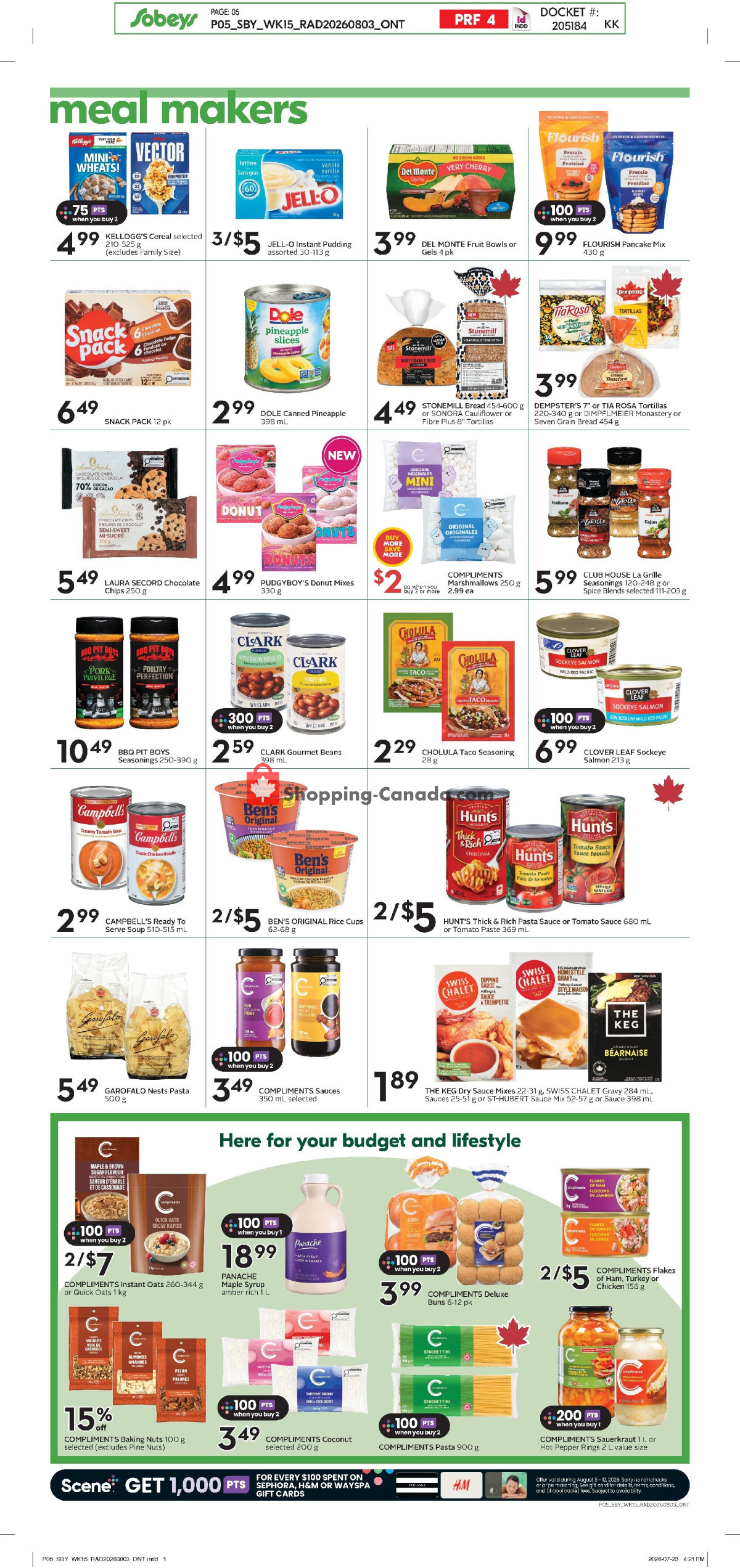 Sobeys flyer from Thursday August 6, 2026 to Wednesday August 12, 2026 - page 8