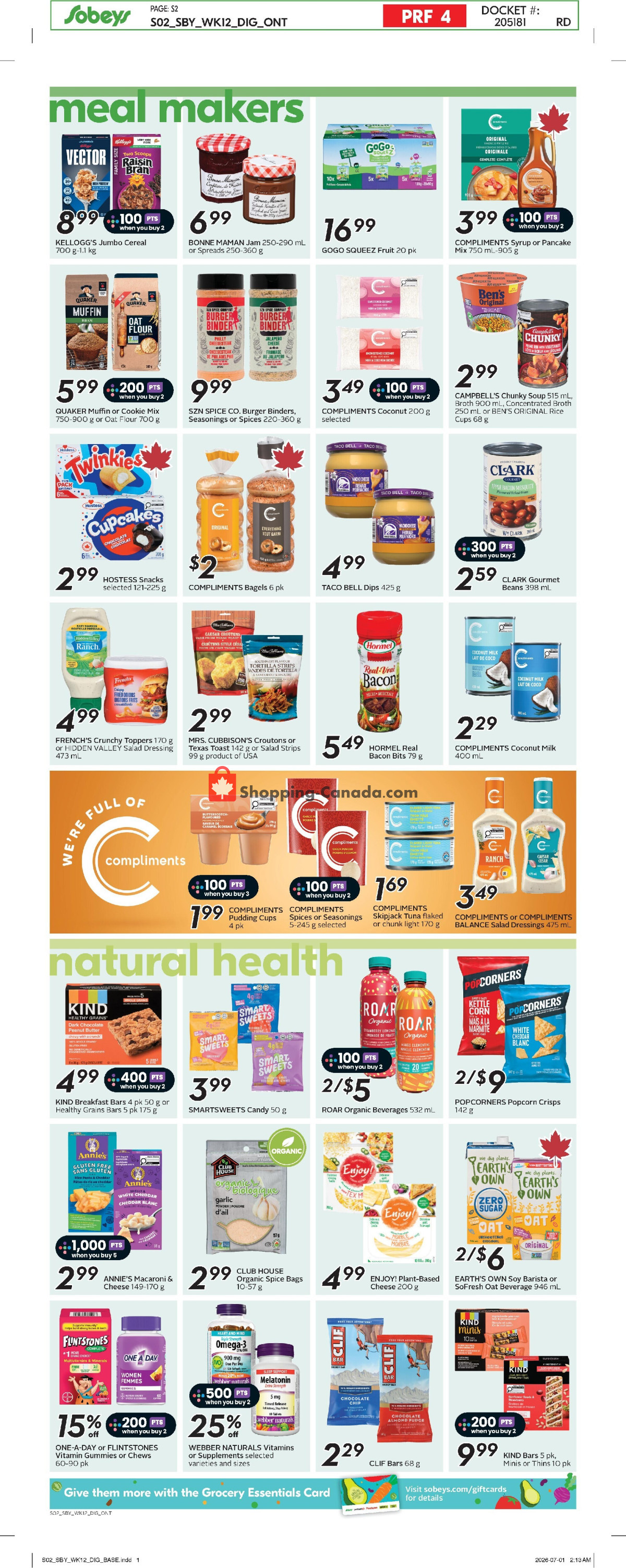 Sobeys flyer from Thursday July 16, 2026 to Wednesday July 22, 2026 - page 10