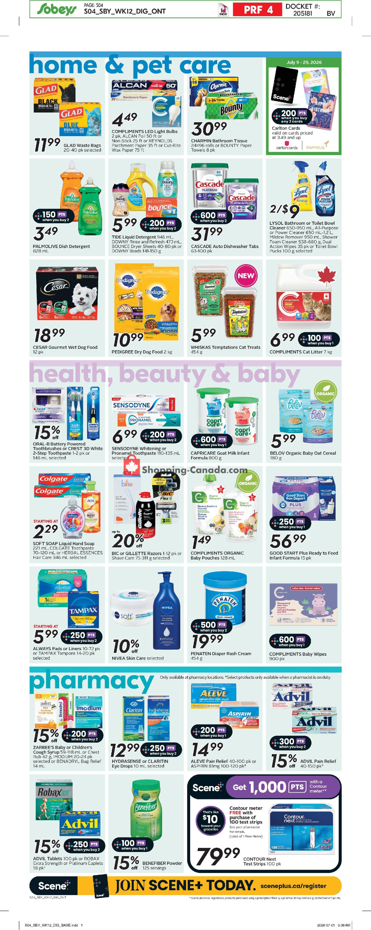 Sobeys flyer from Thursday July 16, 2026 to Wednesday July 22, 2026 - page 12