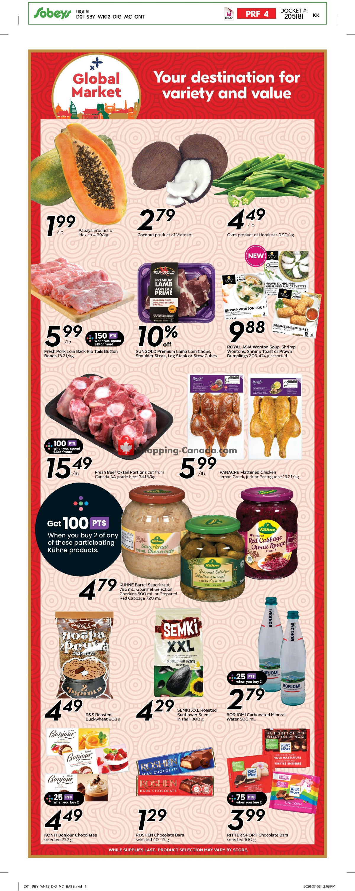 Sobeys flyer from Thursday July 16, 2026 to Wednesday July 22, 2026 - page 14
