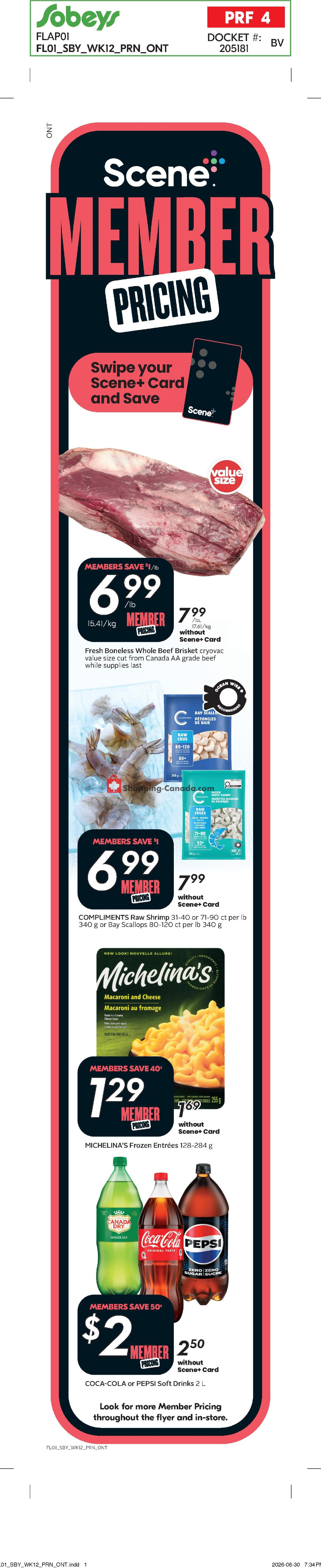 Sobeys flyer from Thursday July 16, 2026 to Wednesday July 22, 2026 - page 2