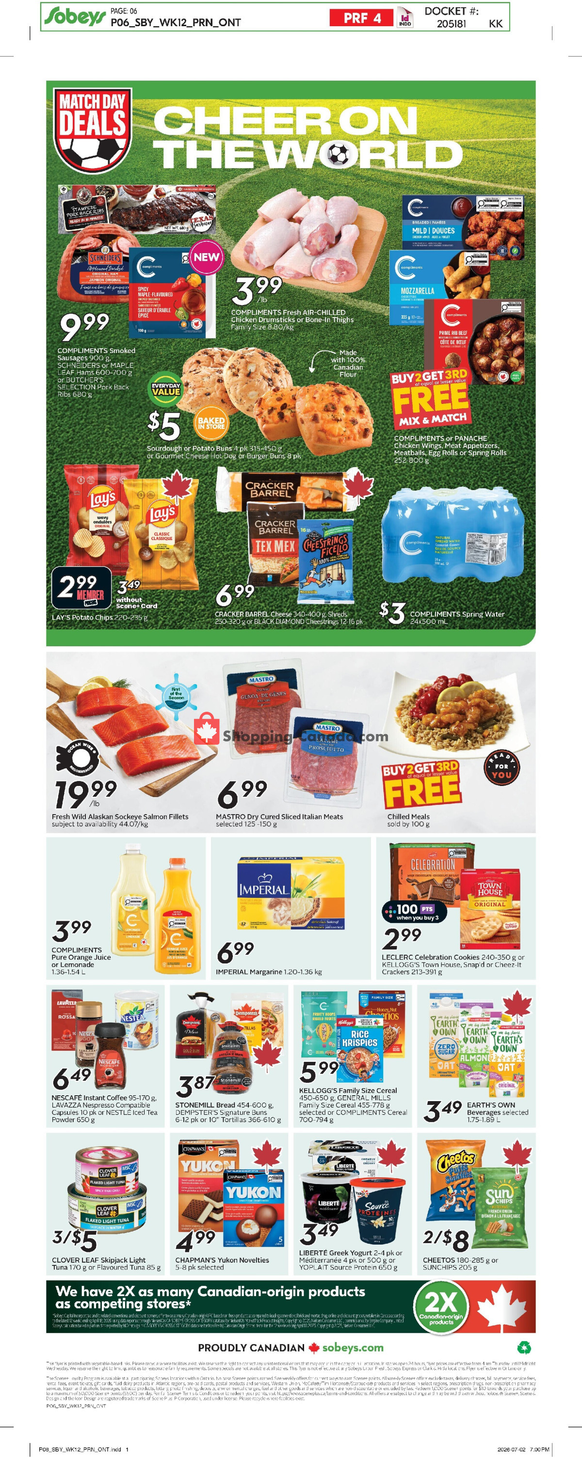 Sobeys flyer from Thursday July 16, 2026 to Wednesday July 22, 2026 - page 4