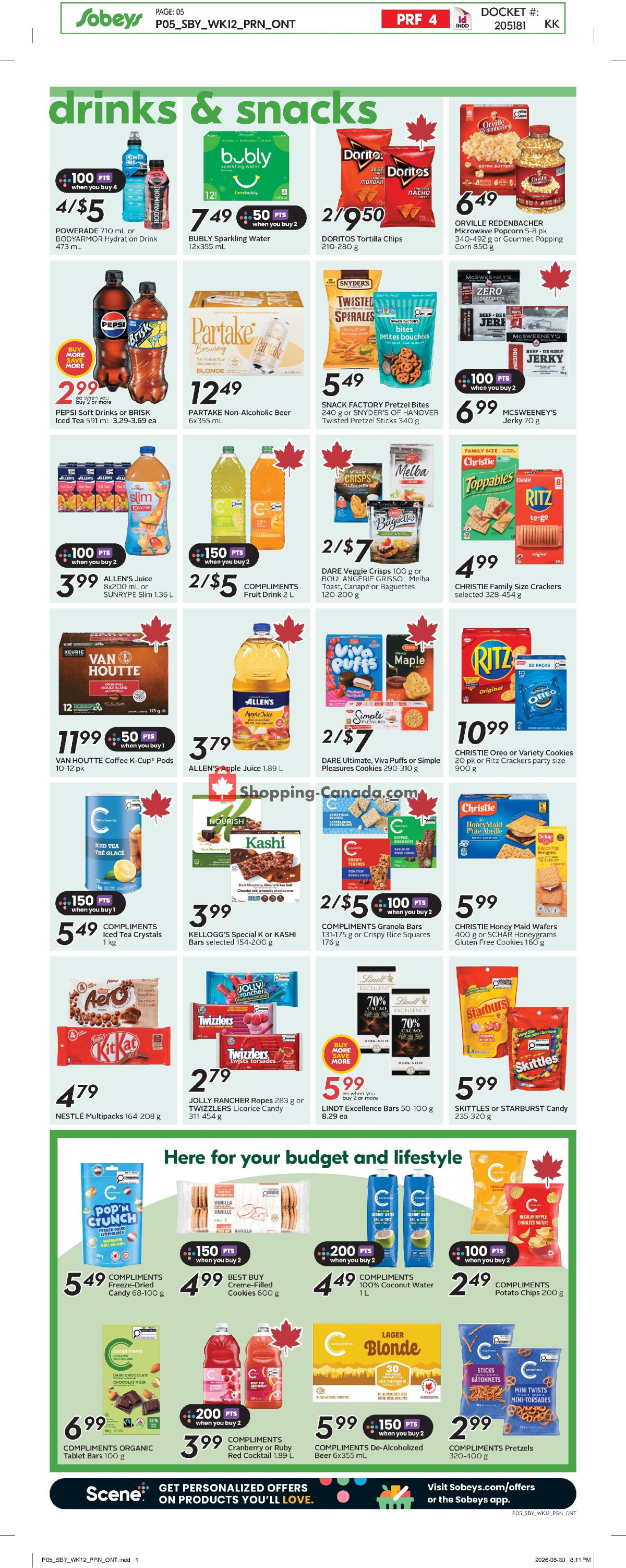 Sobeys flyer from Thursday July 16, 2026 to Wednesday July 22, 2026 - page 8