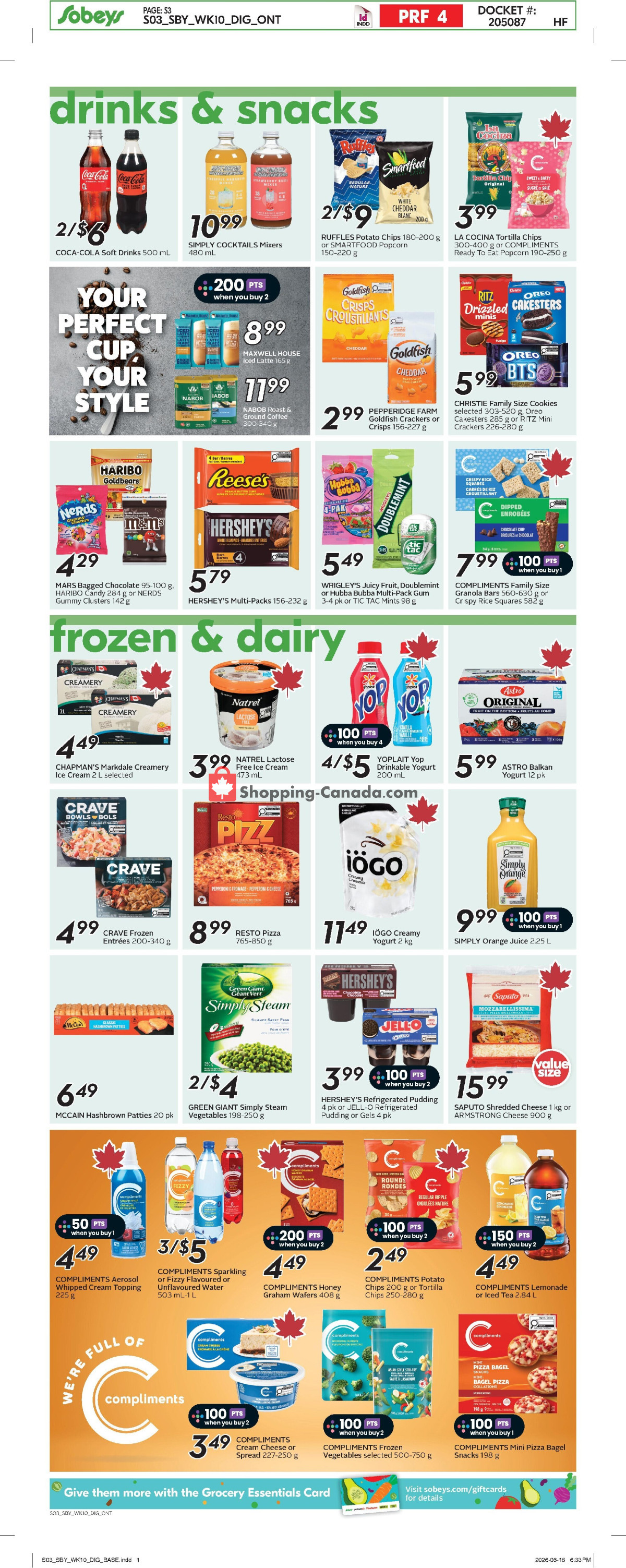 Sobeys flyer from Thursday July 2, 2026 to Wednesday July 8, 2026 - page 11