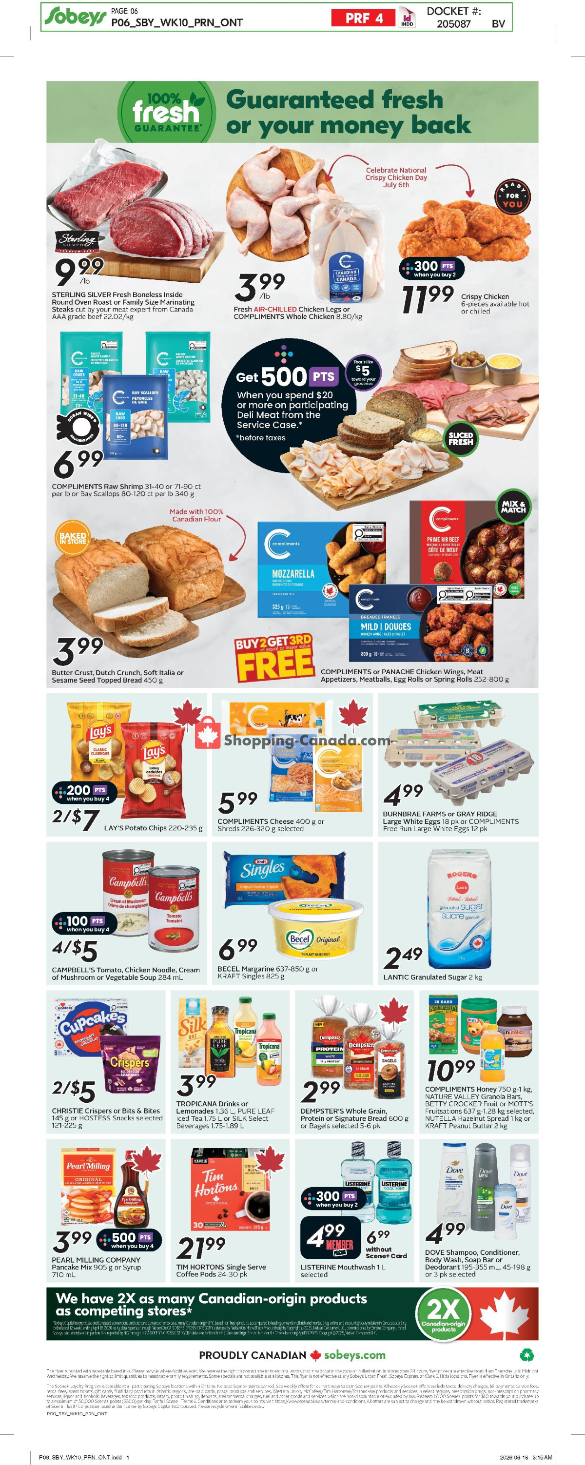 Sobeys flyer from Thursday July 2, 2026 to Wednesday July 8, 2026 - page 4