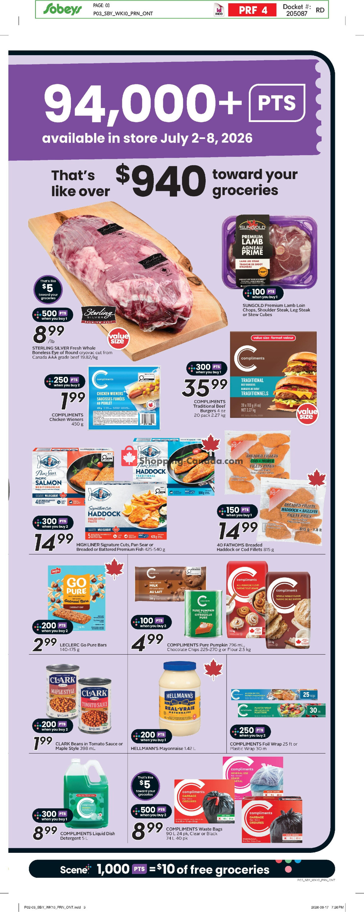 Sobeys flyer from Thursday July 2, 2026 to Wednesday July 8, 2026 - page 6