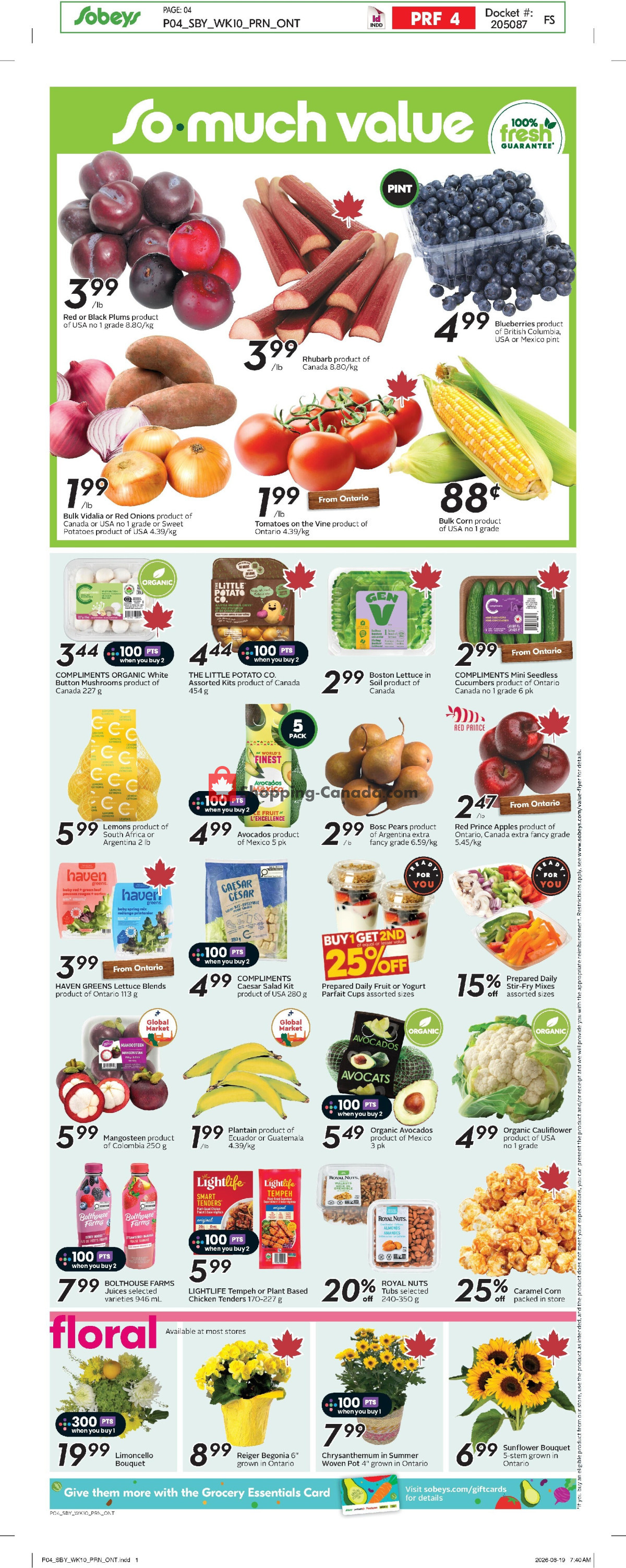 Sobeys flyer from Thursday July 2, 2026 to Wednesday July 8, 2026 - page 7
