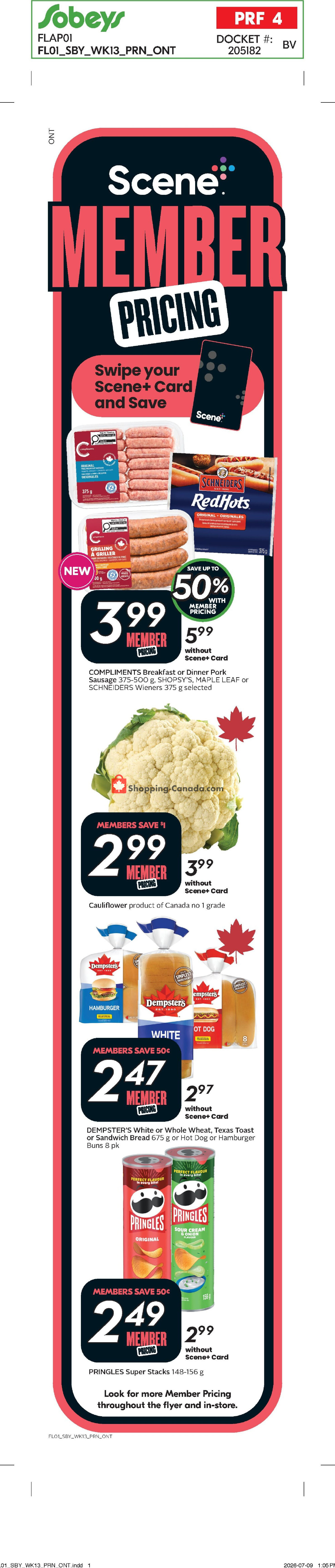 Sobeys flyer from Thursday July 23, 2026 to Wednesday July 29, 2026 - page 2