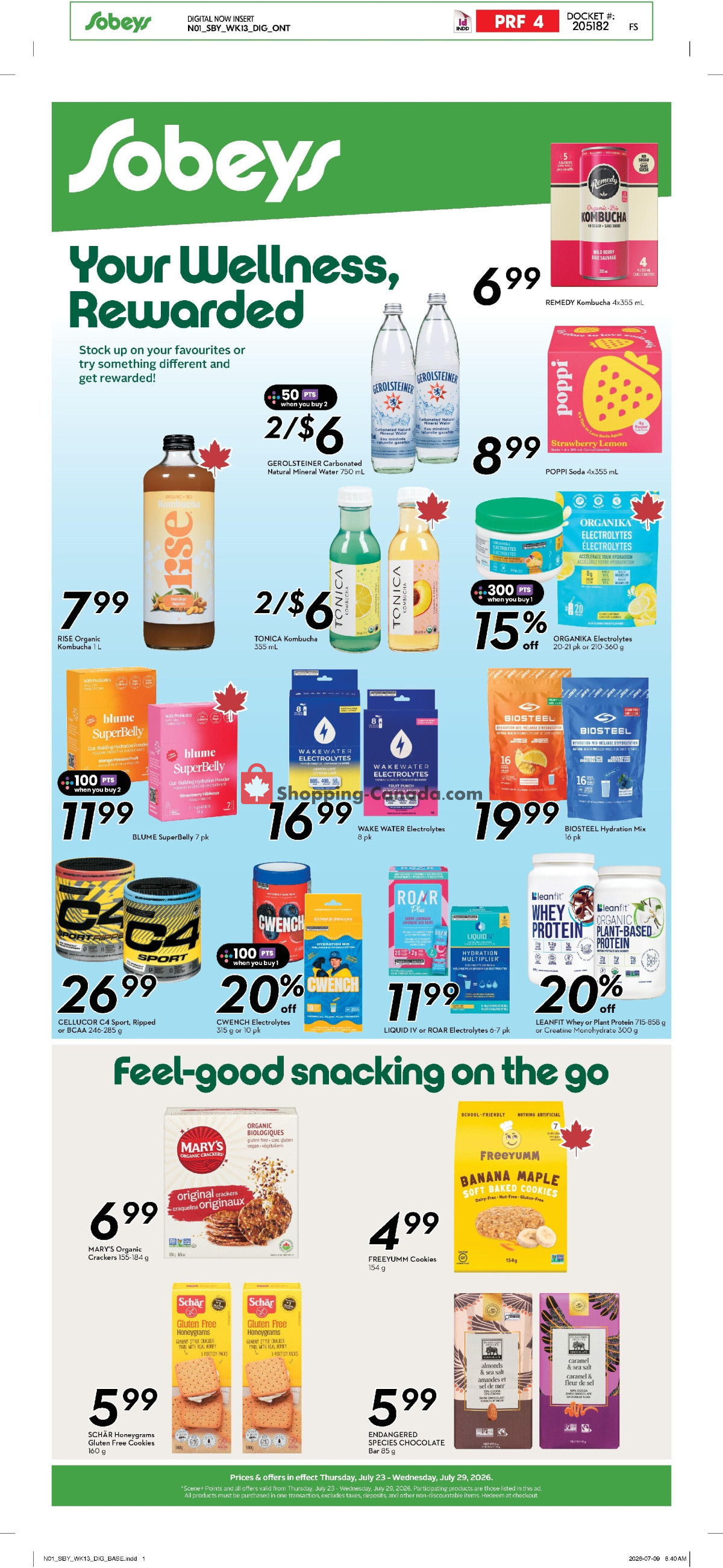 Sobeys flyer from Thursday July 23, 2026 to Wednesday July 29, 2026 - page 20
